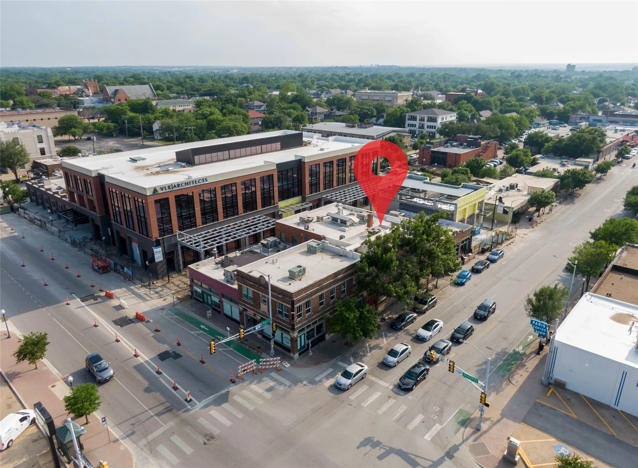 Ideally located on W Magnolia near the intersection of Hemphill and Magnolia