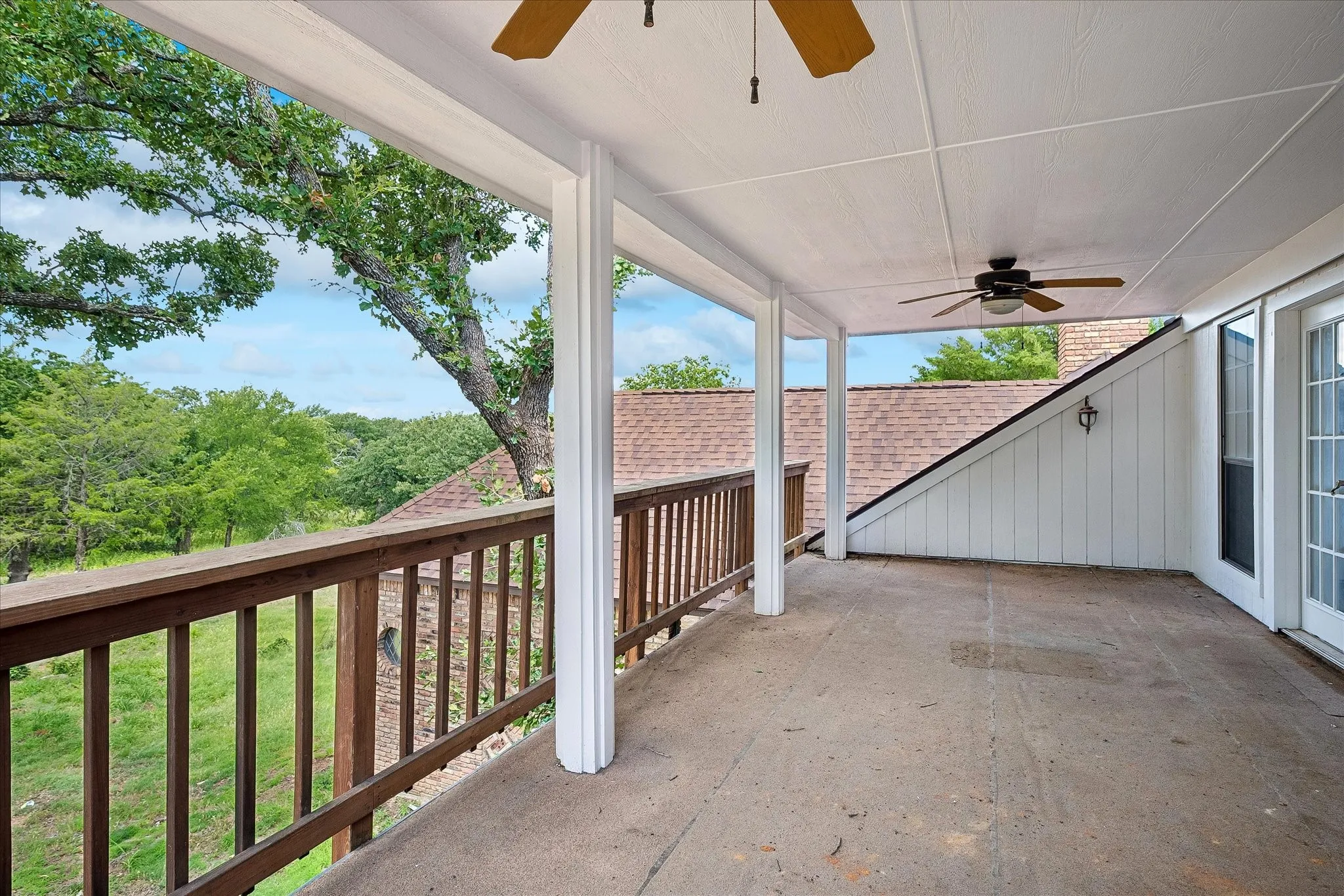 Second floor balcony