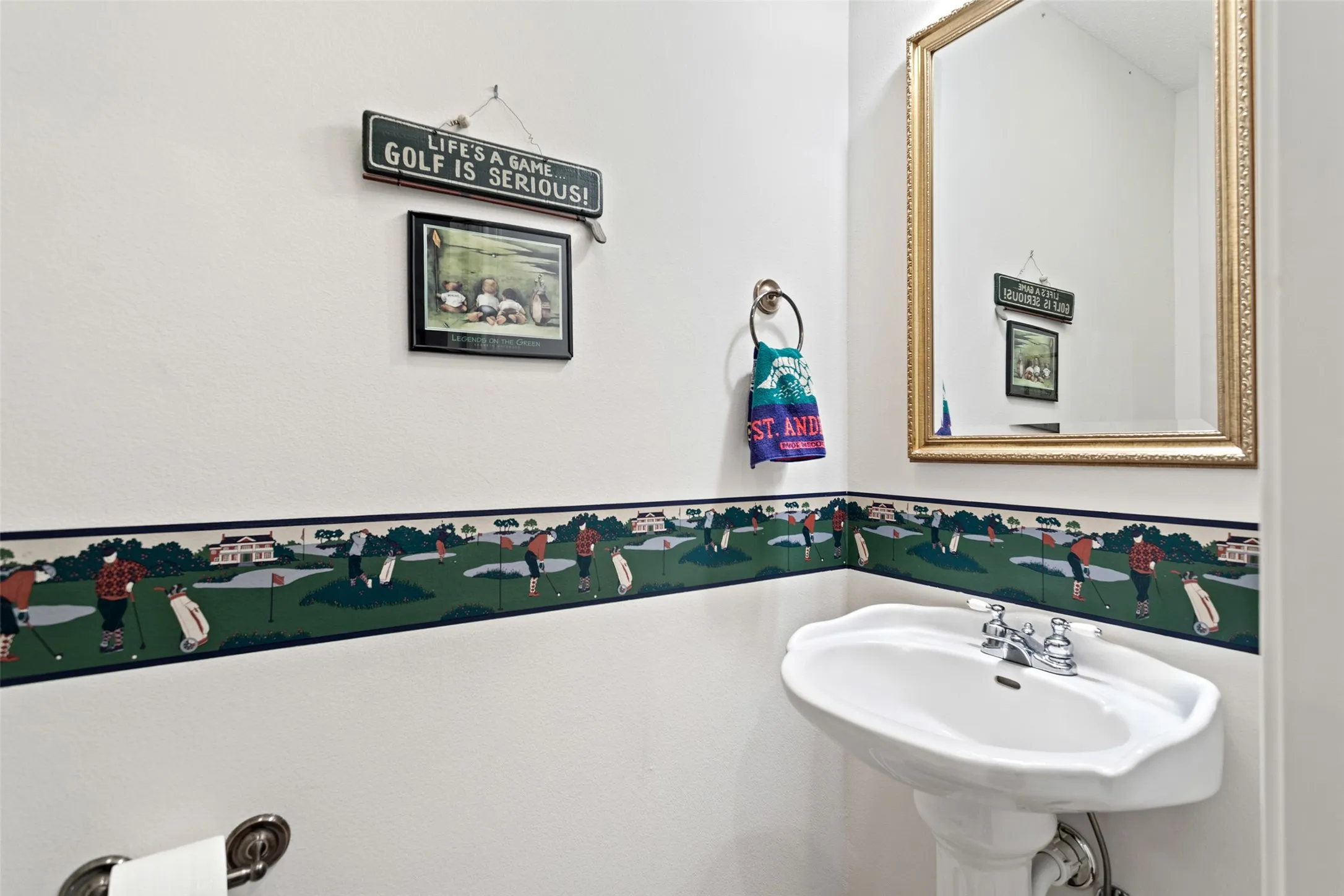 Half bath next to laundry