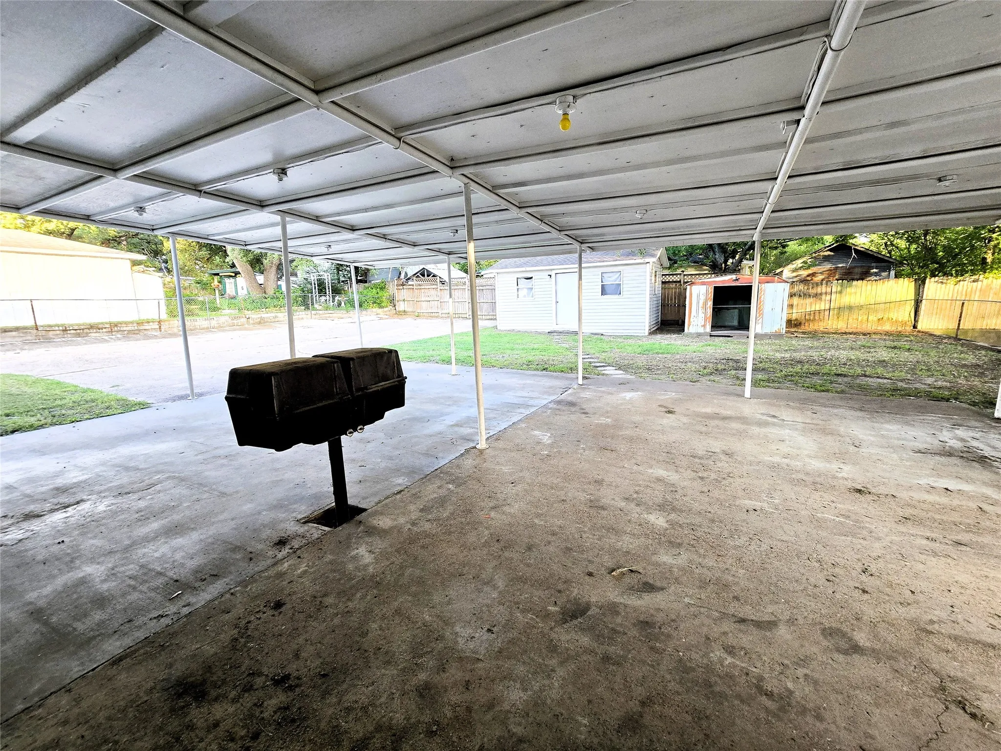 Covered parking