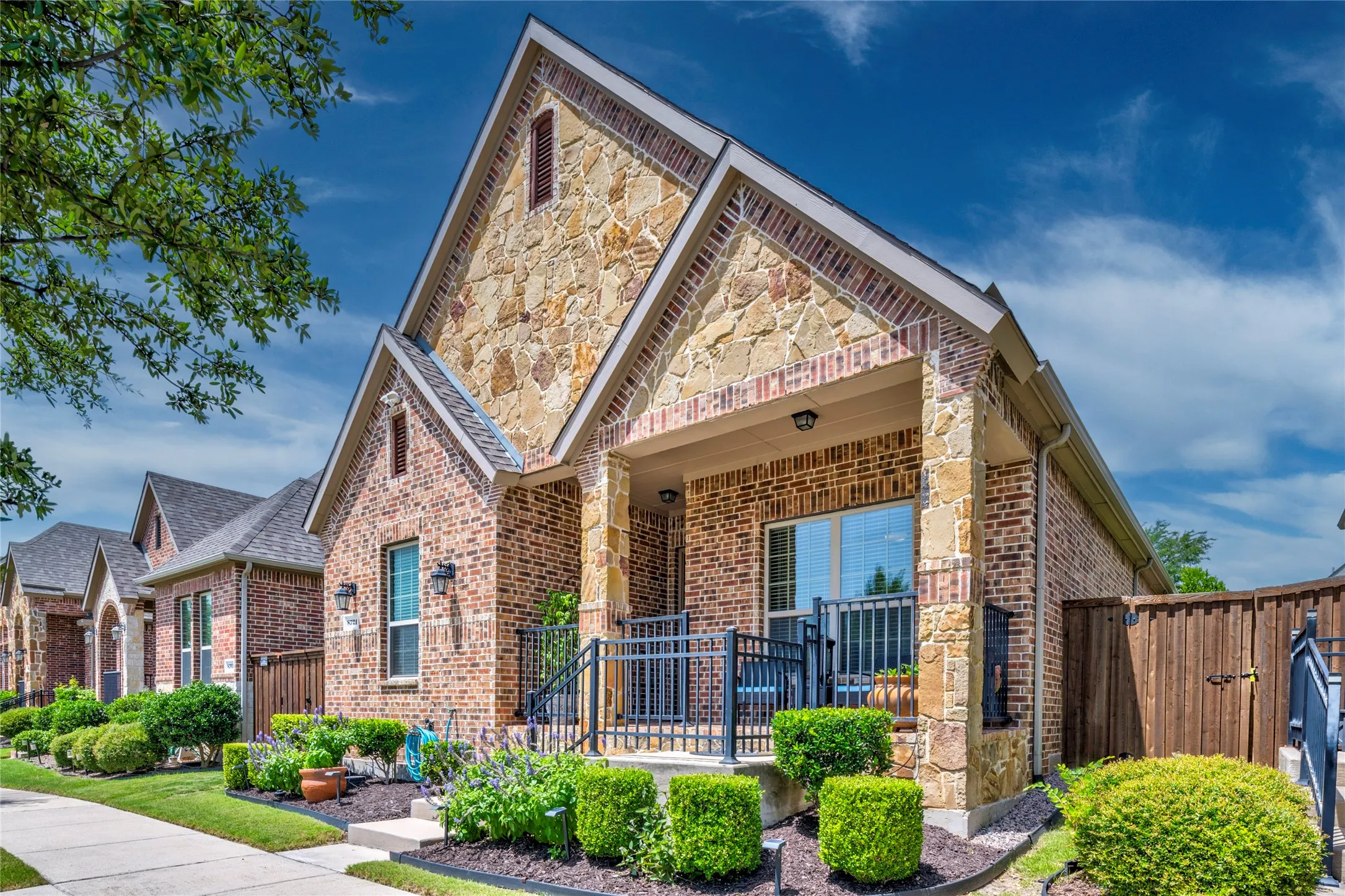 Elevated lot makes for the best curb appeal!