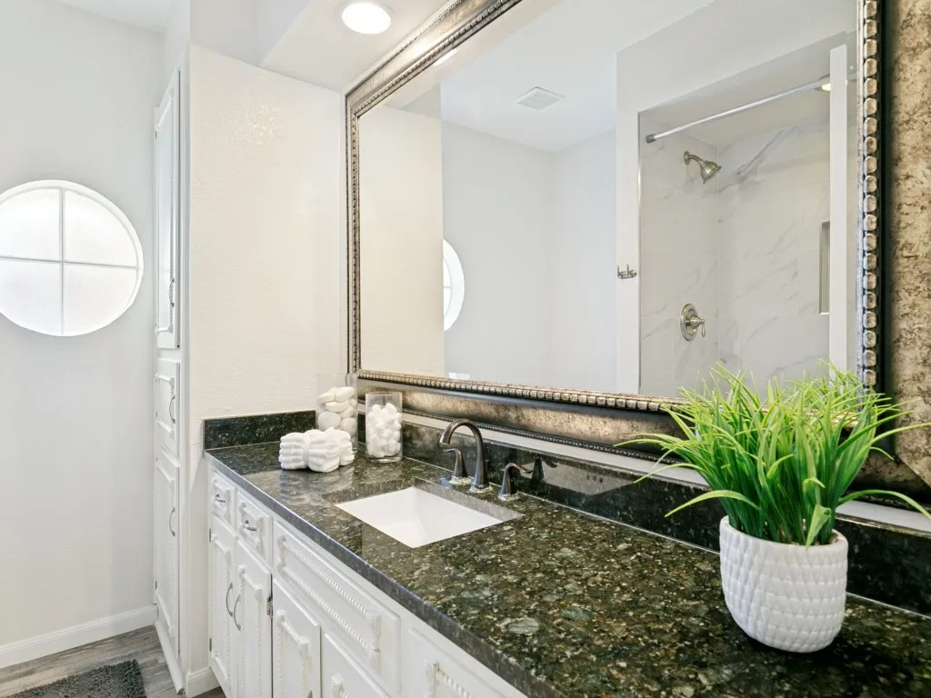 Includes fully updated shower