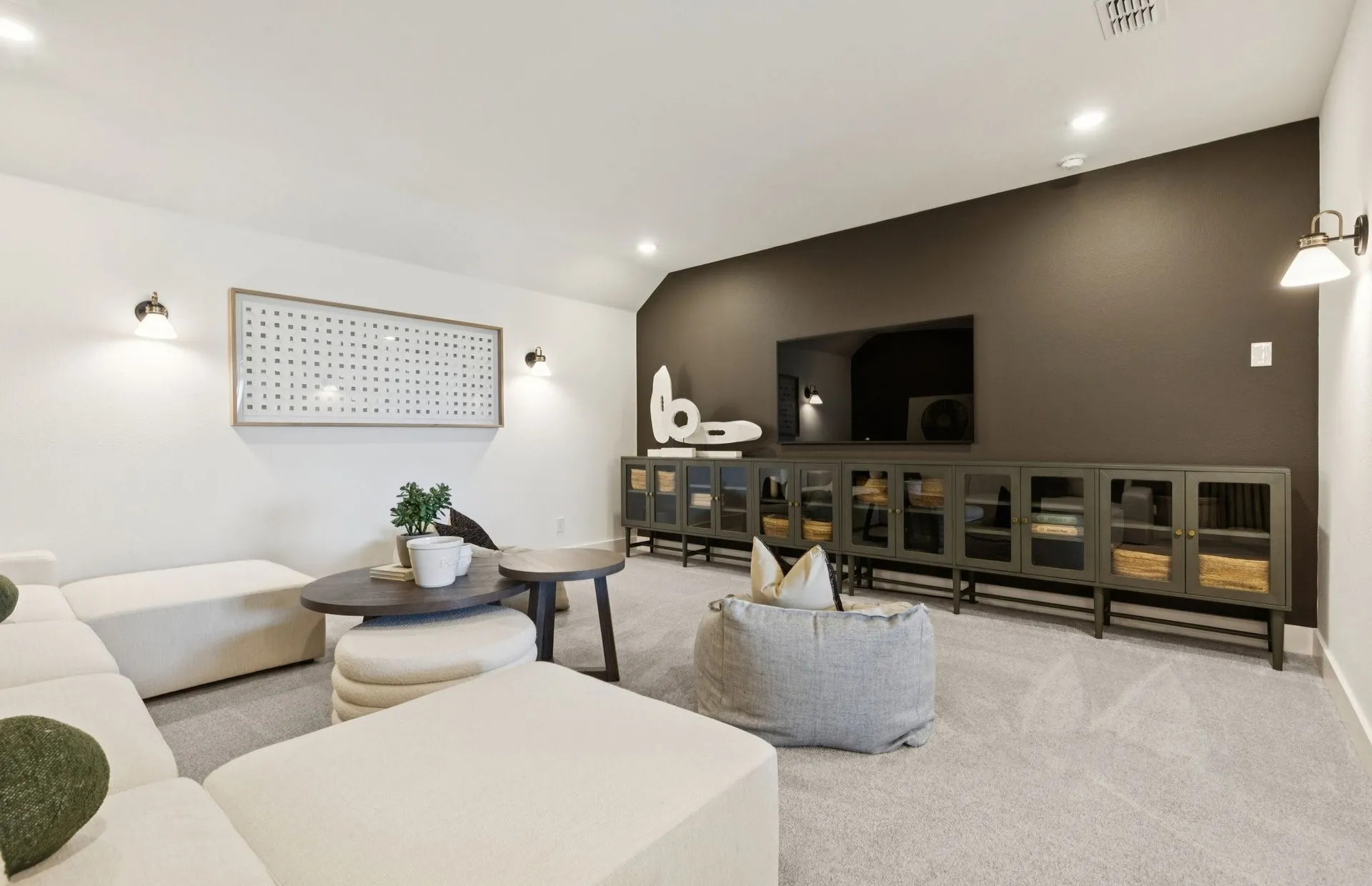*Model Representation - Optional media room on second level