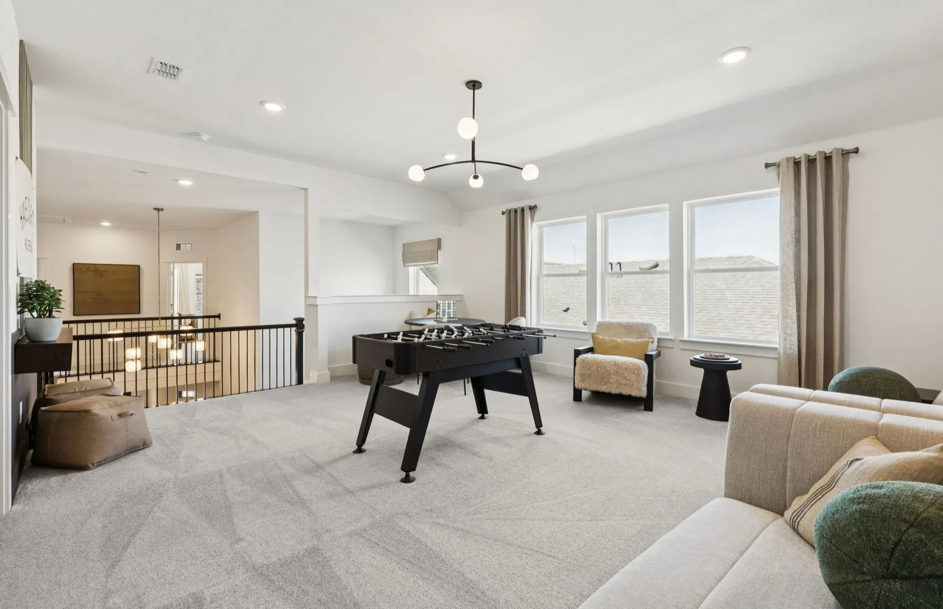 *Model Representation - Spacious game room on second level
