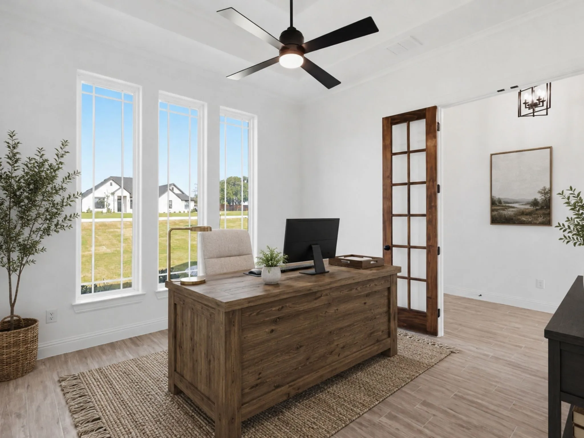 Virtually Staged: Home Office