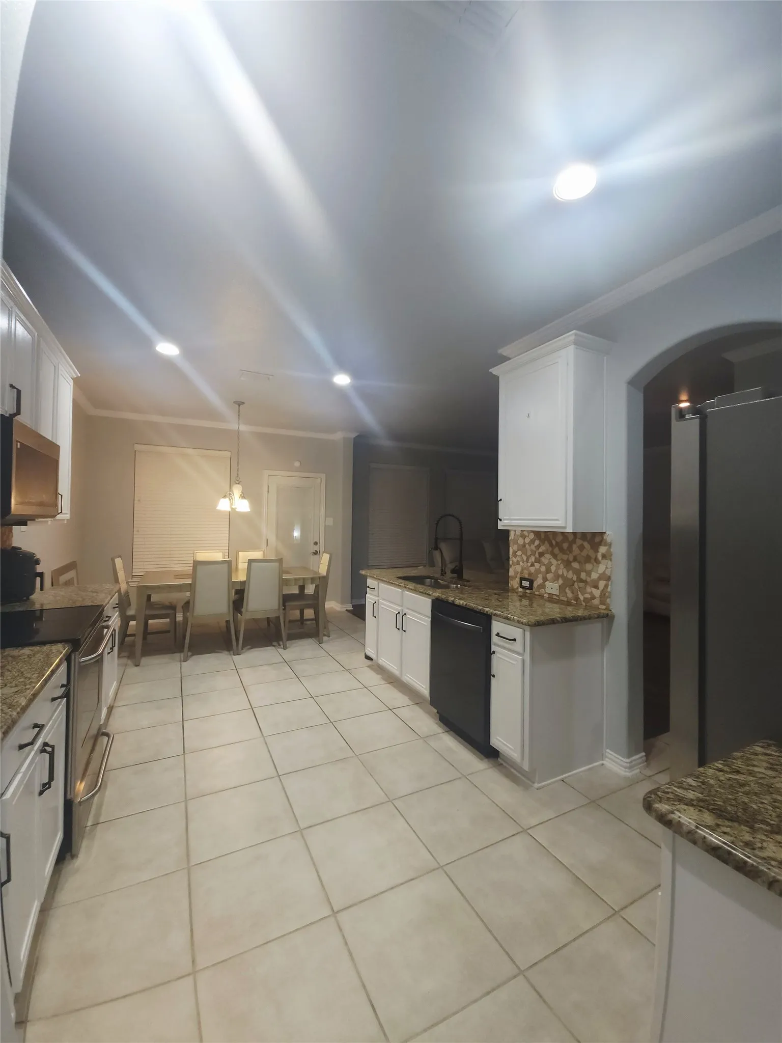 Large walk in kitchen