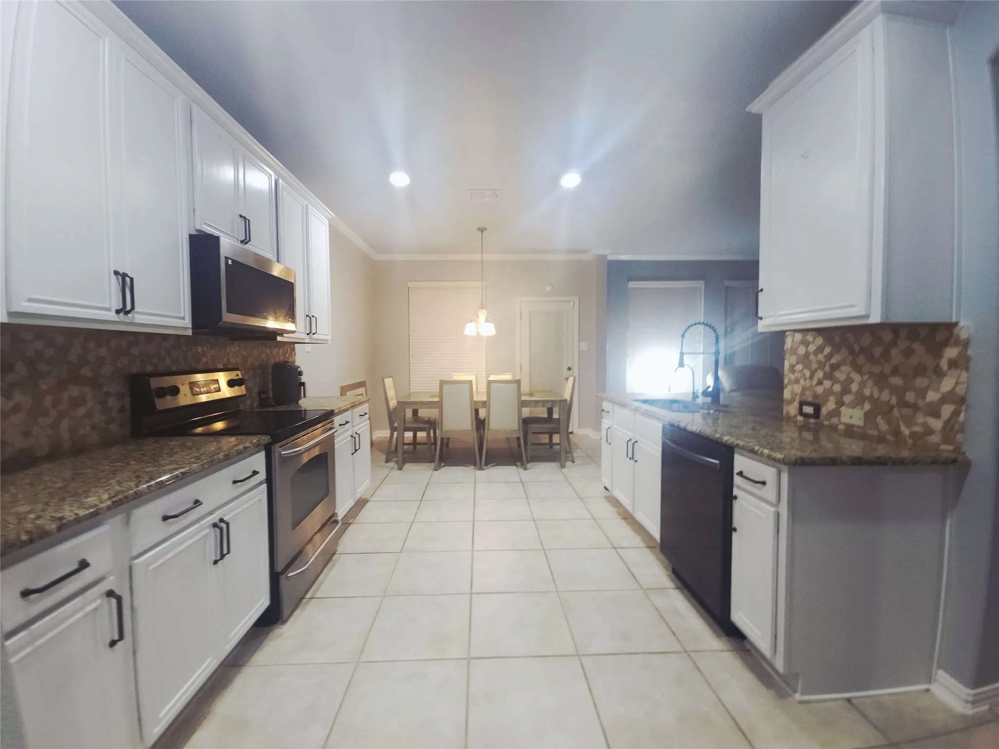 Kitchen, fresh paint through out and plenty of cabinet space