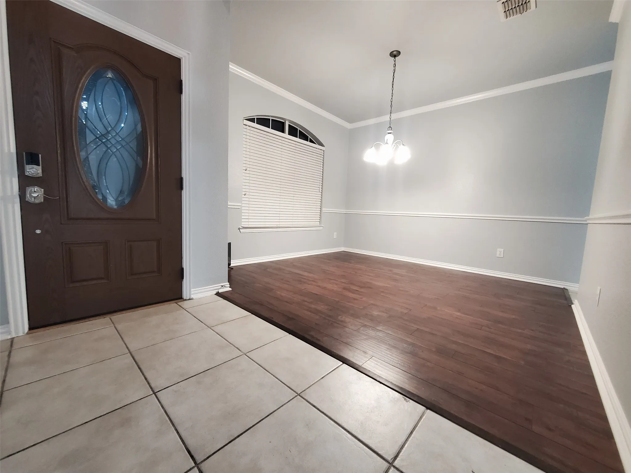 Entry and dining room