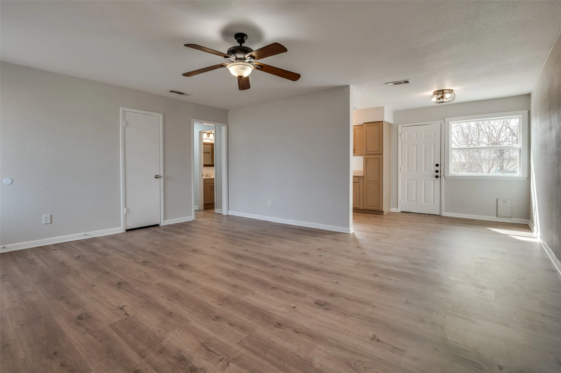 Living Room & Dining Area