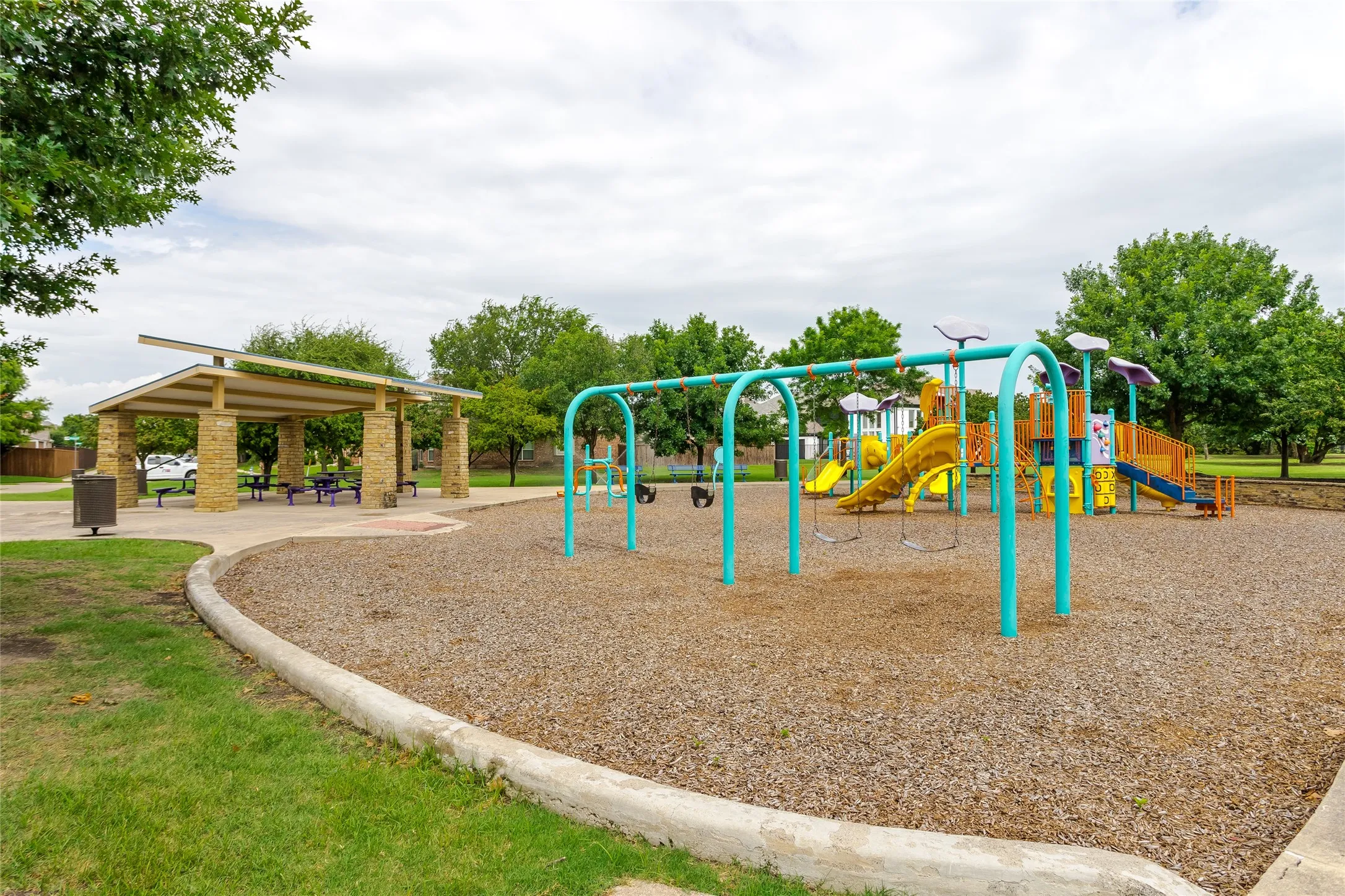 View of community playground
