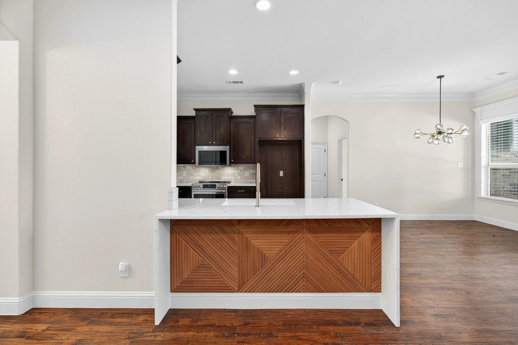 New quartz countertops