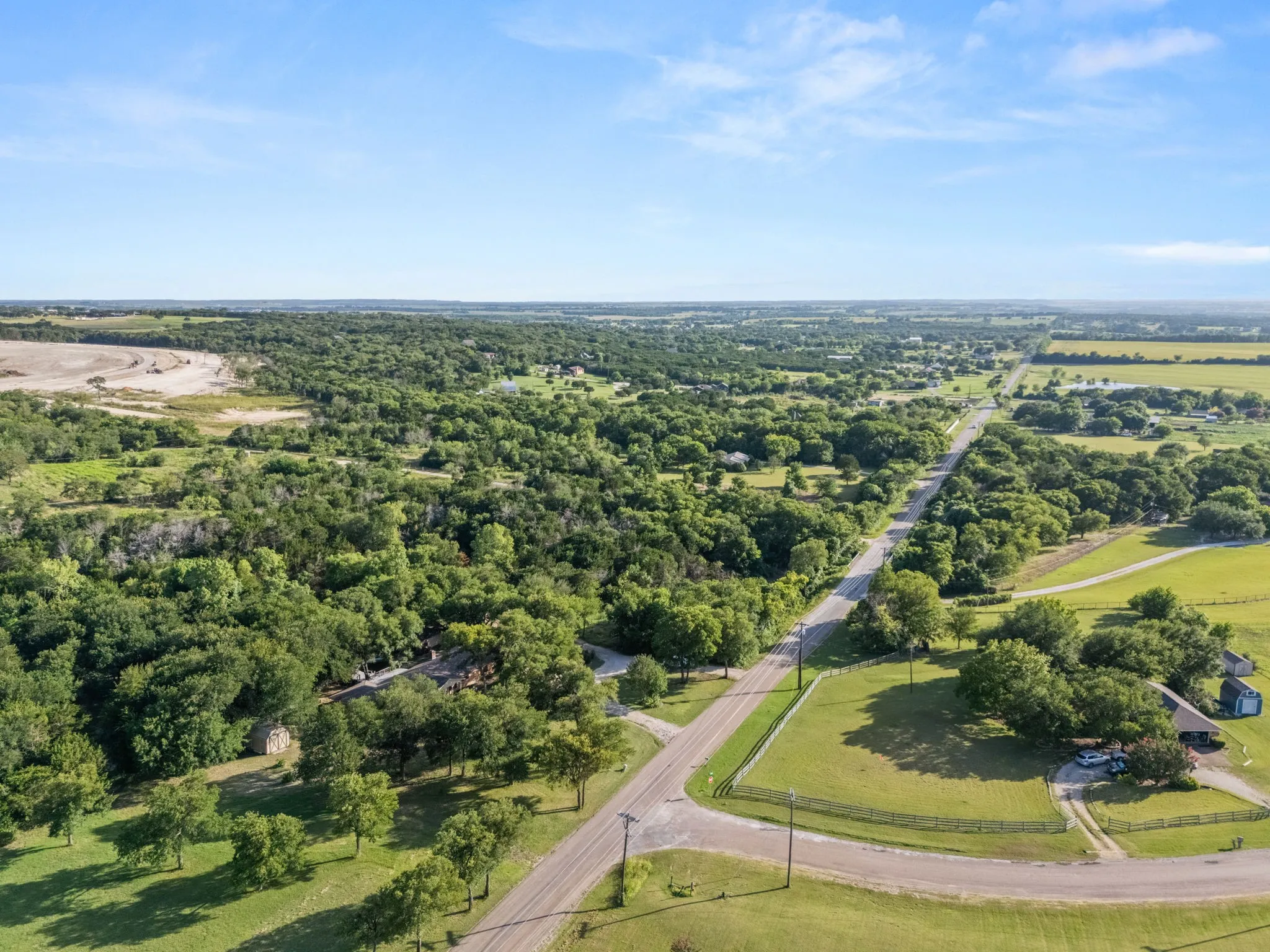 Expansive natural landscape with varied terrain