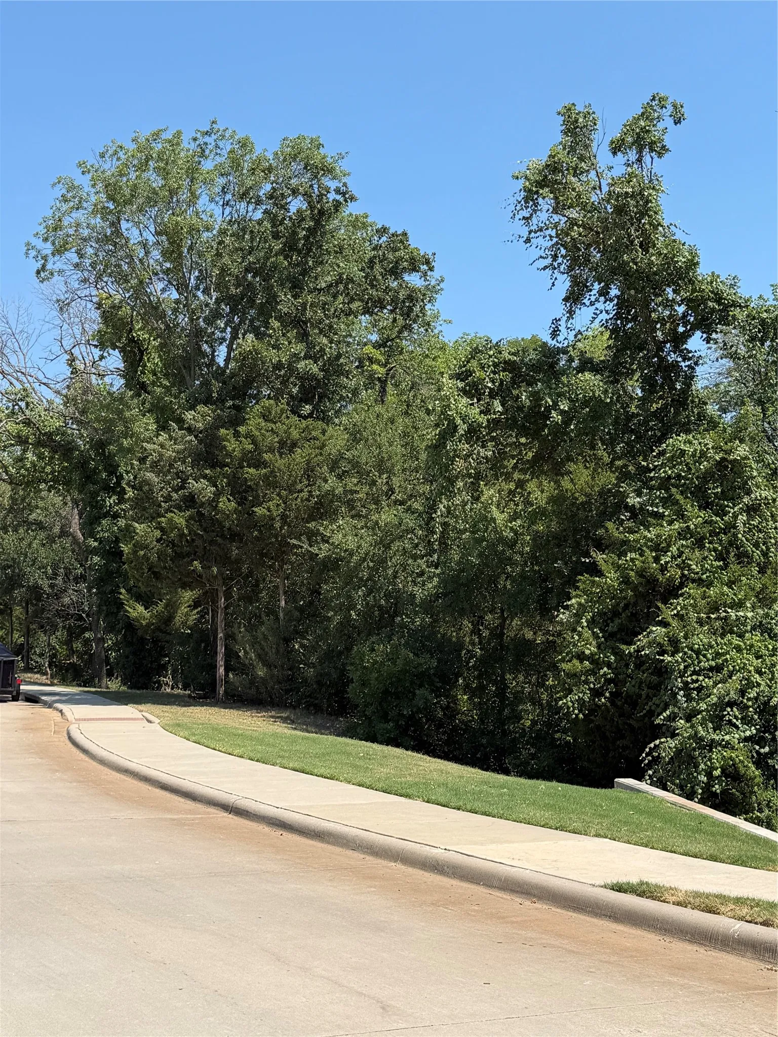 Community sidewalk-trails for walking or jogging
