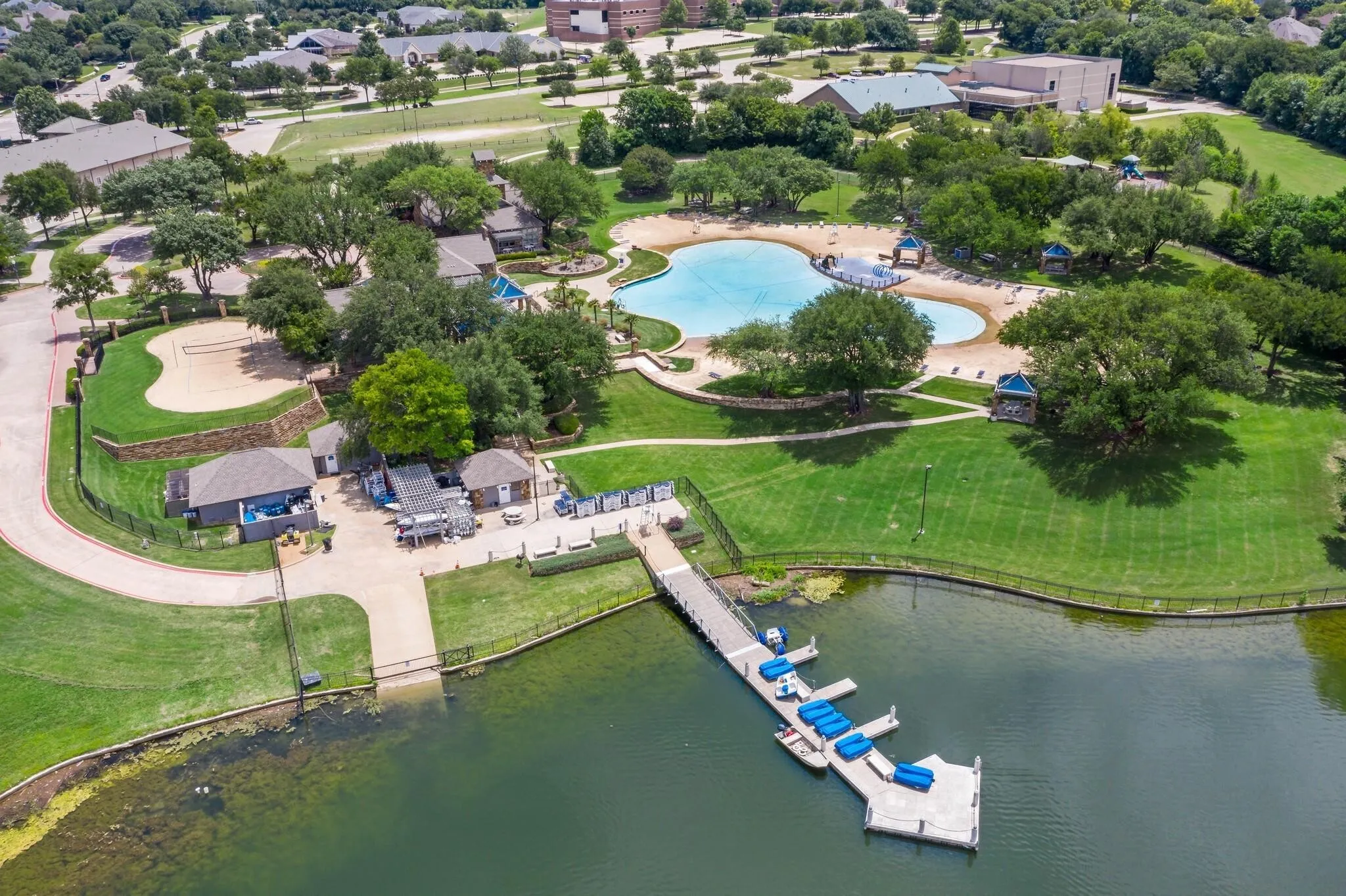 The Stonebridge Ranch Beach Club is one of the many fabulous amenities provided in SBR.