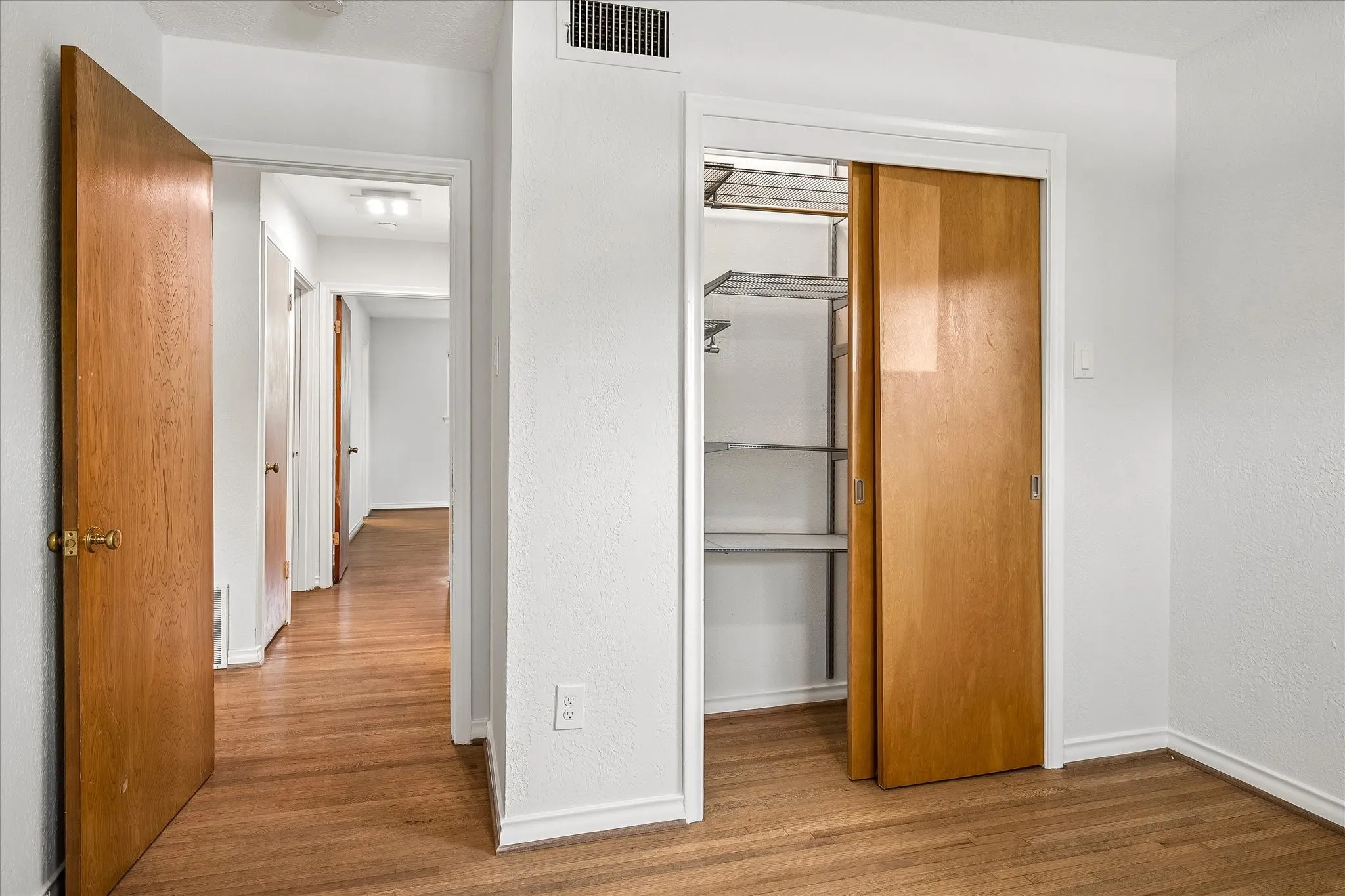 All bedroom closets are equipped with closet systems providing for extra and organized storage.