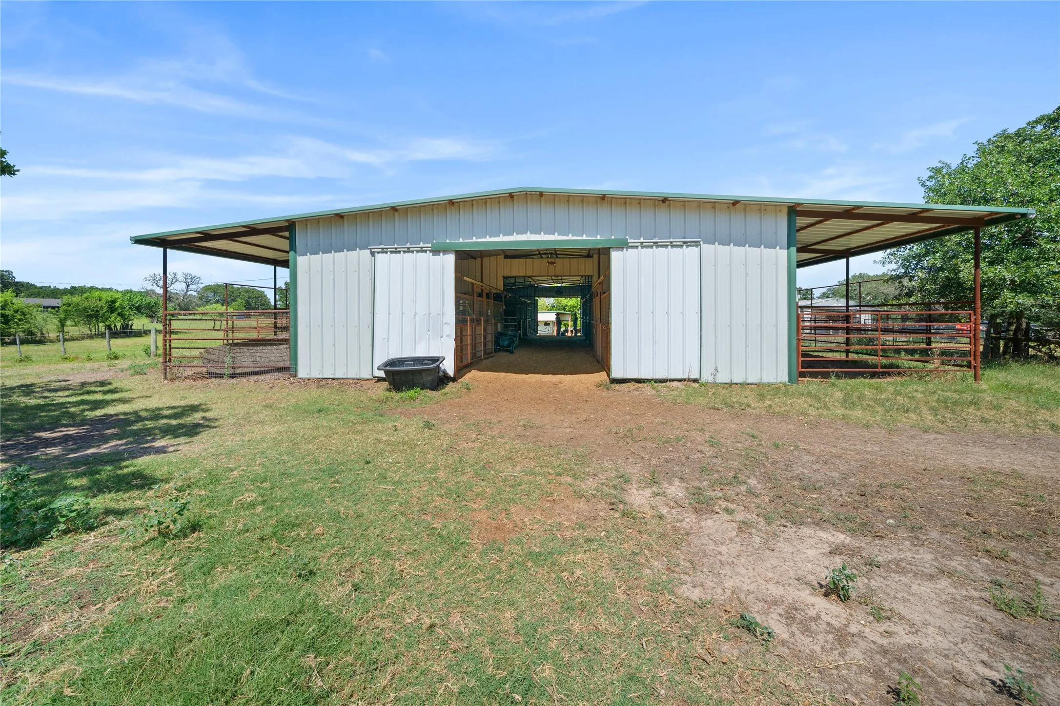 Back of barn