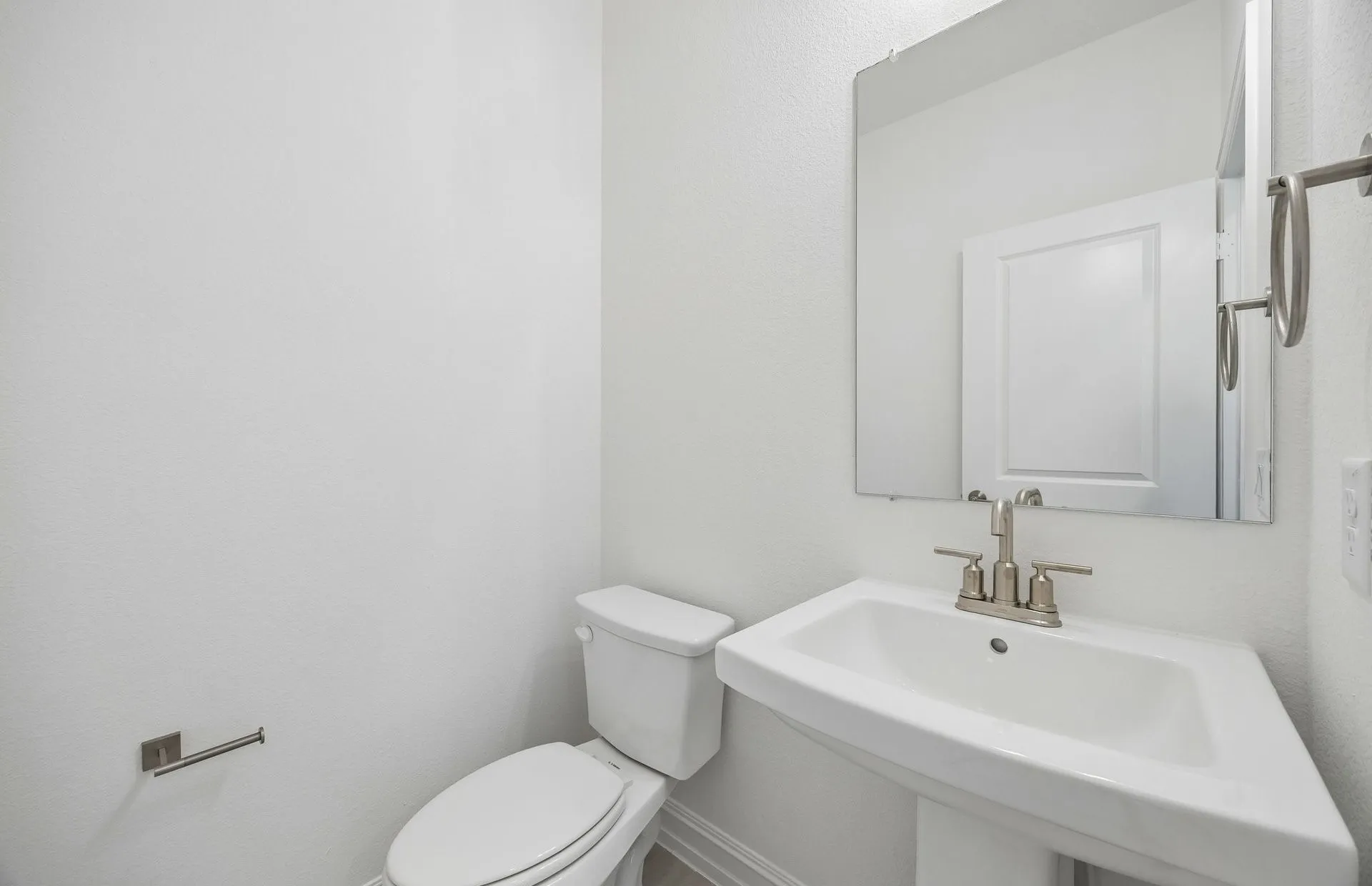 Powder bath on second level