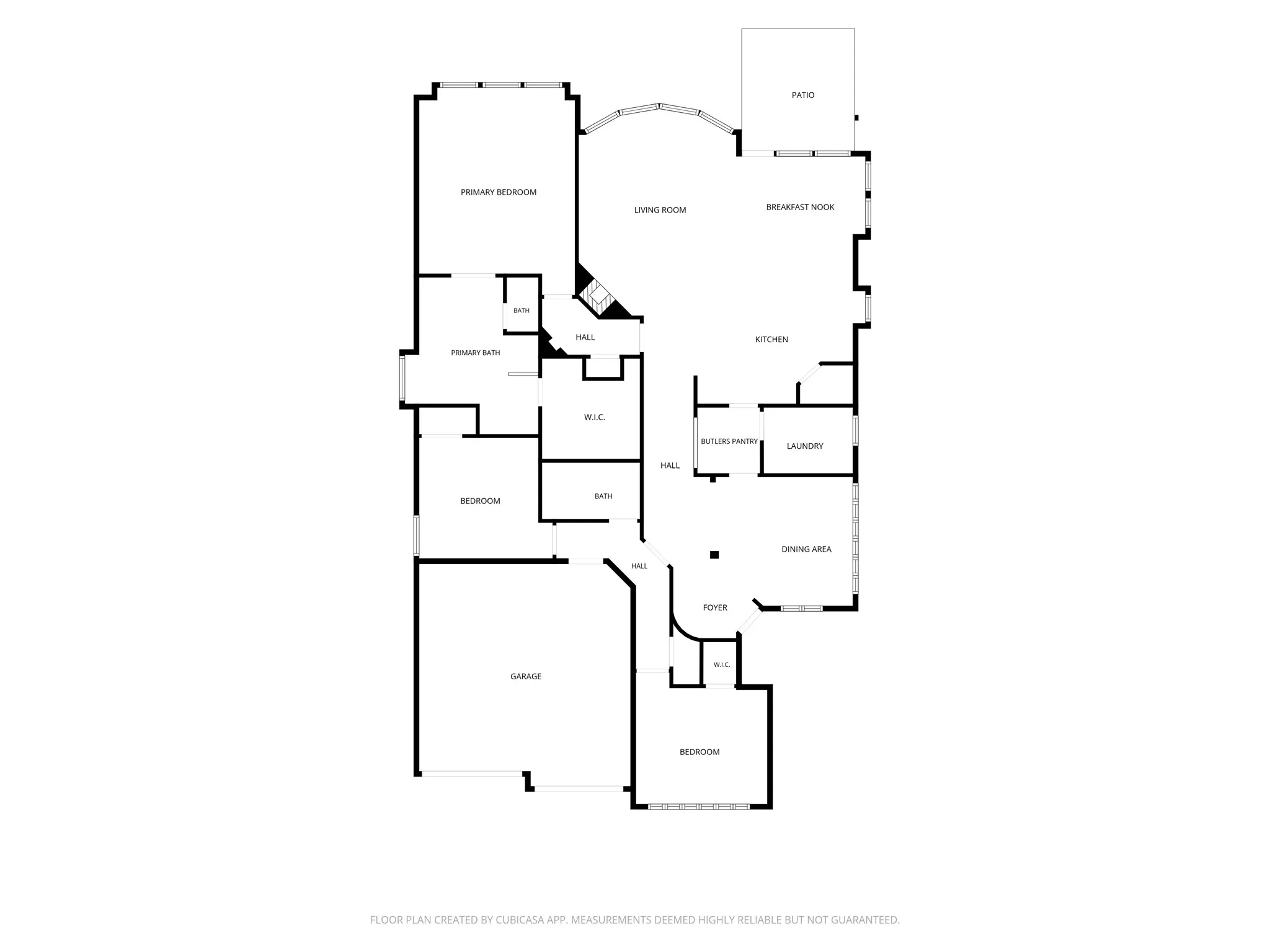 Thoughtfully designed single-story floor plan featuring split bedrooms, spacious living areas, and an open flow ideal for everyday living and entertaining. The private primary suite is tucked away from secondary bedrooms for added comfort and privacy.
