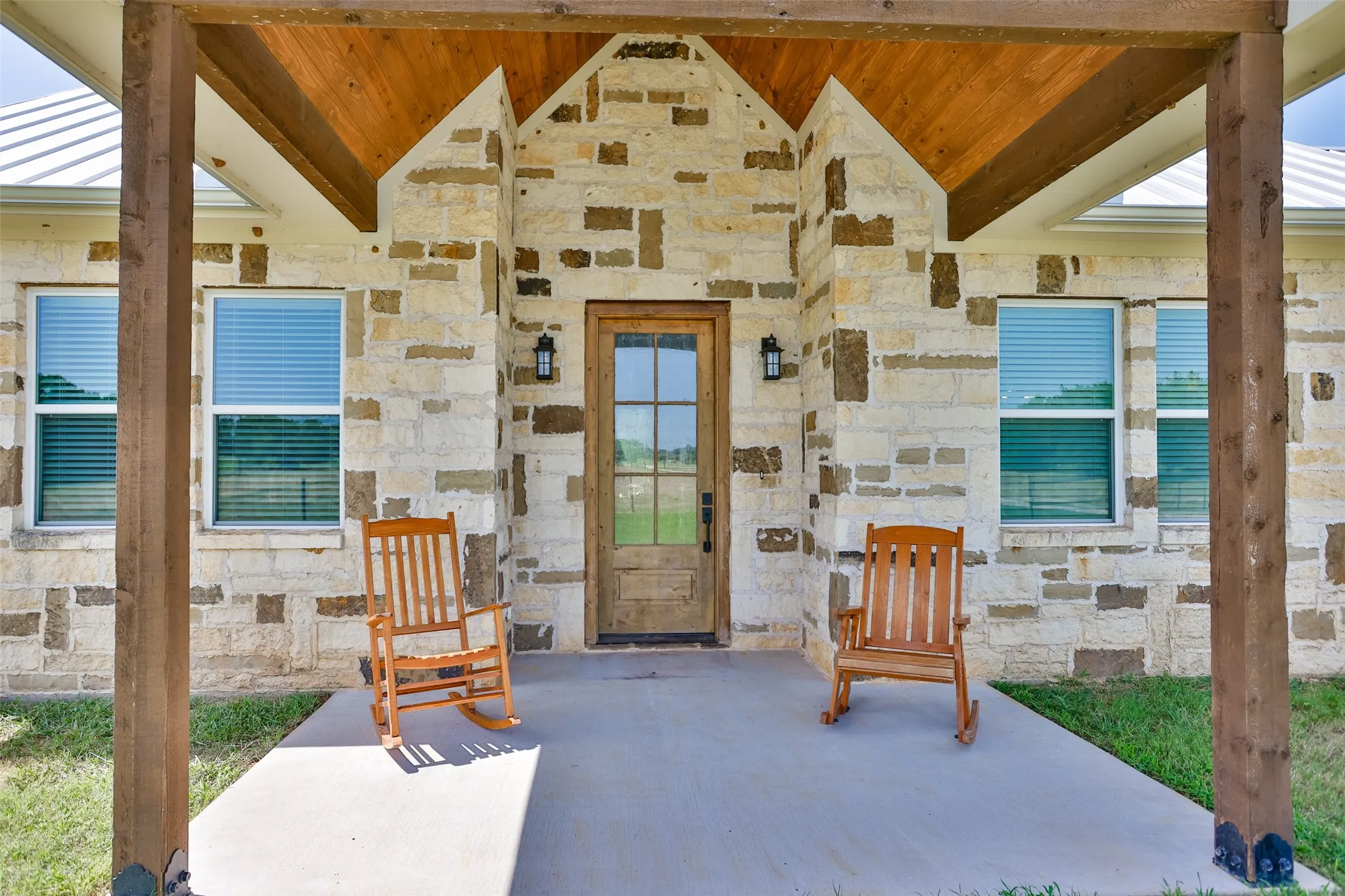 Covered Front Porch welcomes all who enter