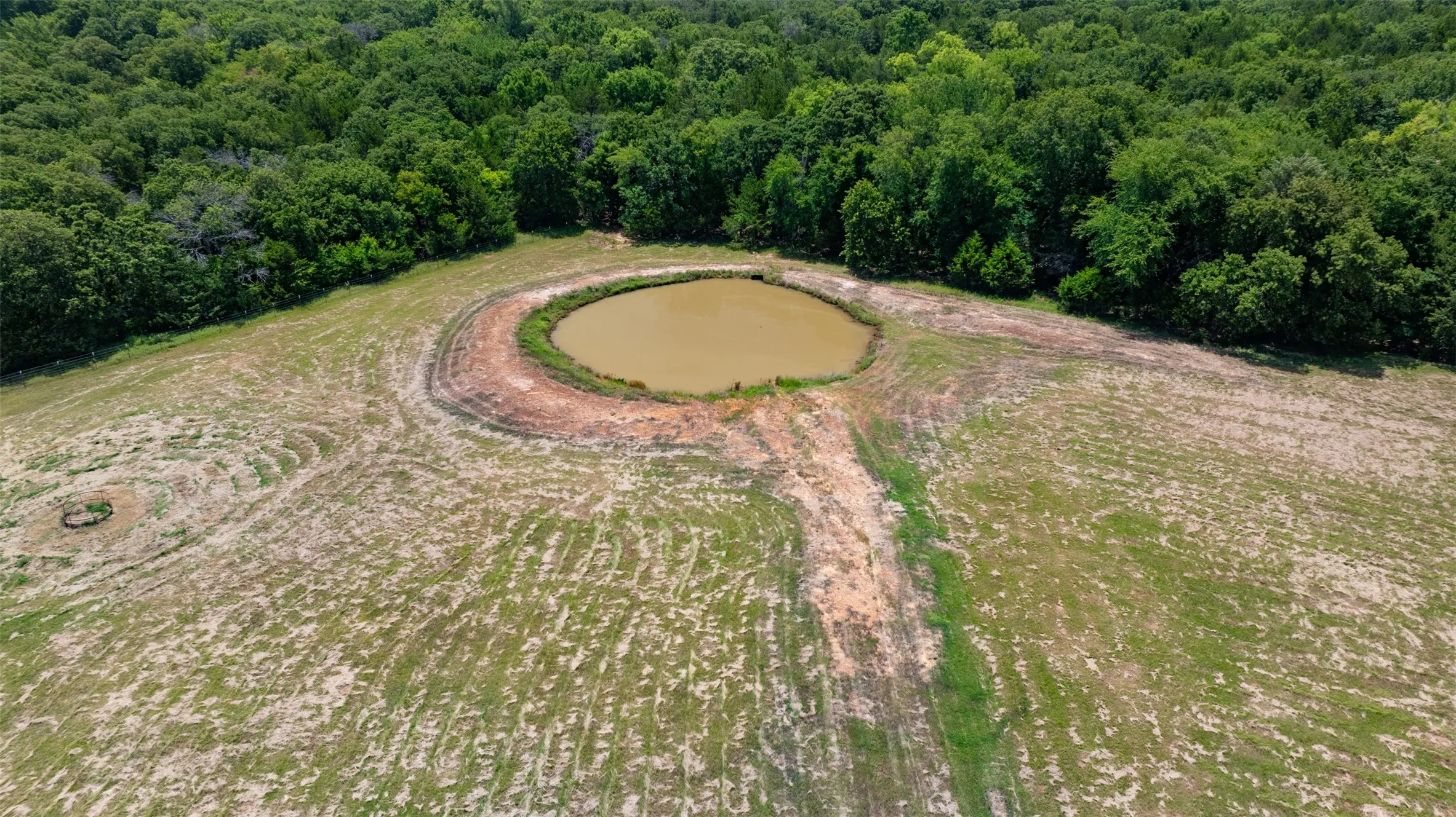 Pond on property