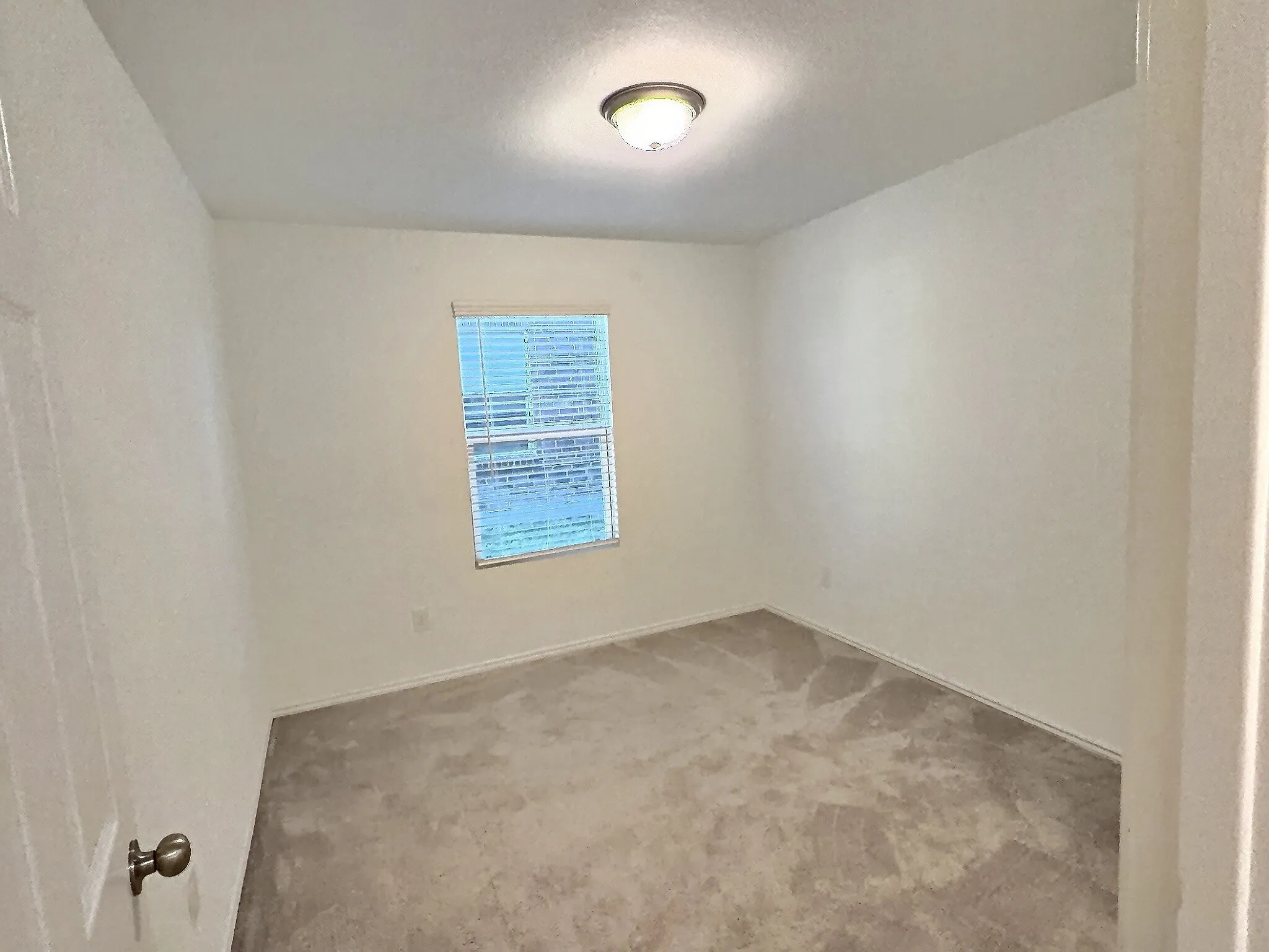Downstairs bedroom with walk in closet and window