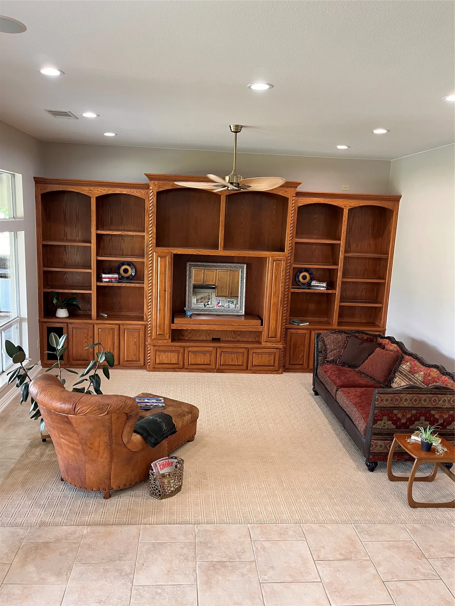 Another view of the Living Room and Built-ins