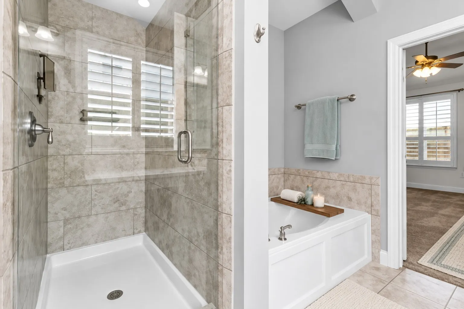  Virtually Staged Primary Bathroom