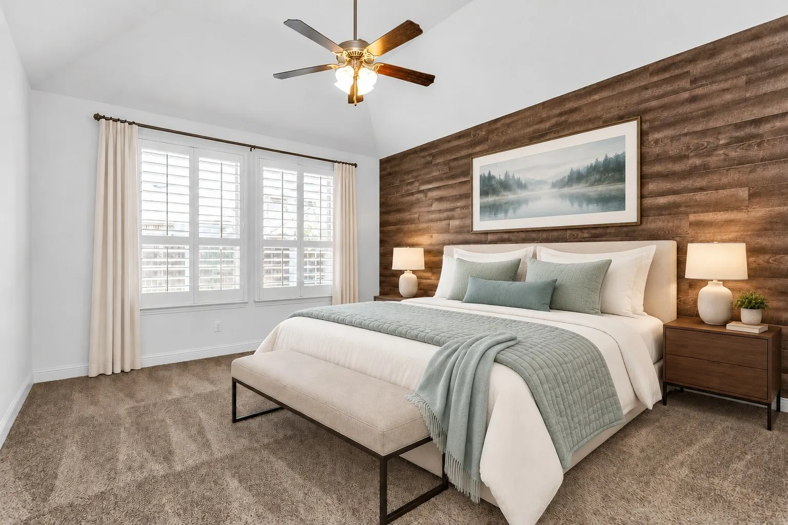Virtually Staged, Primary bedroom