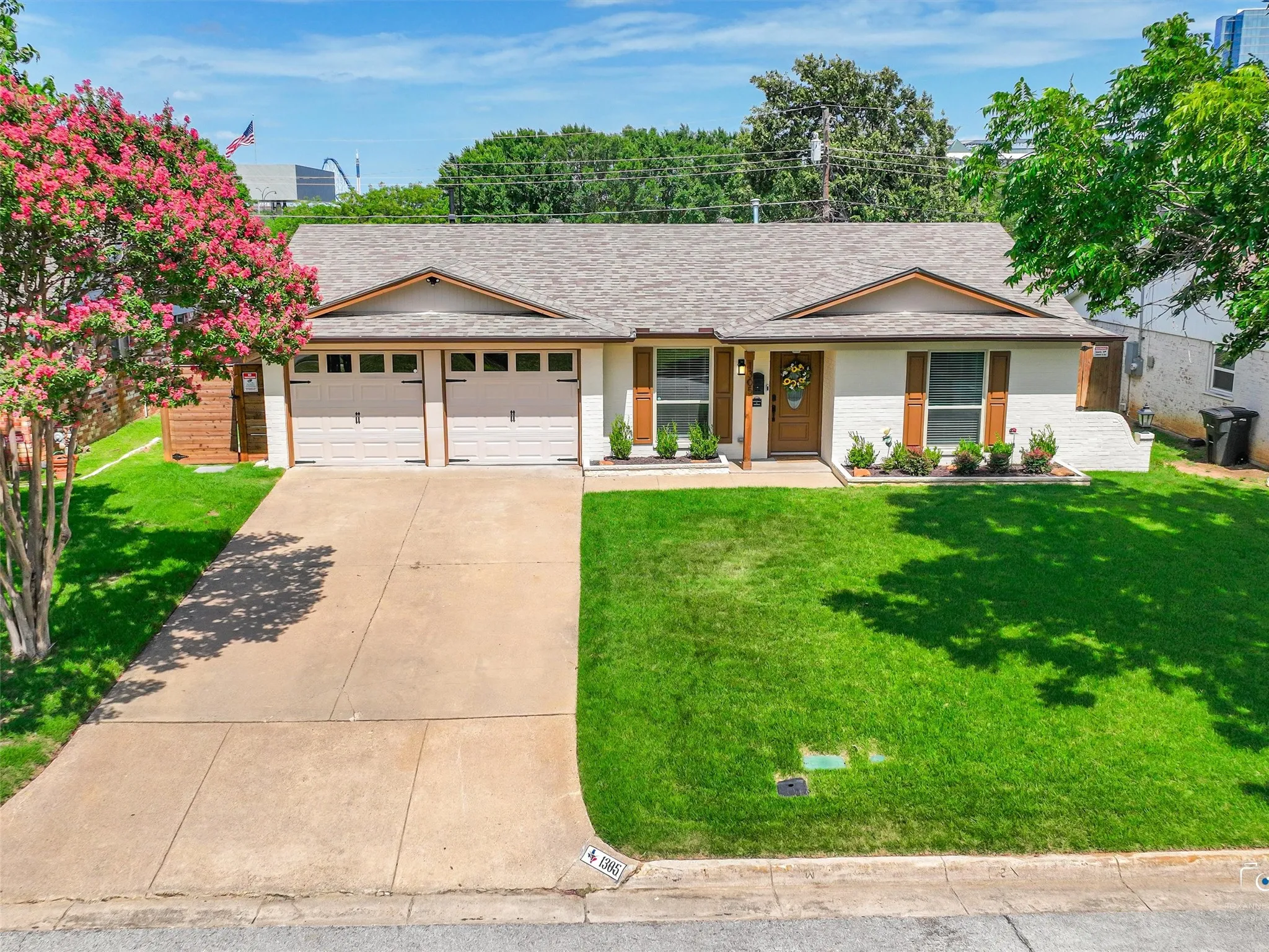 Elevated View of Front of Home