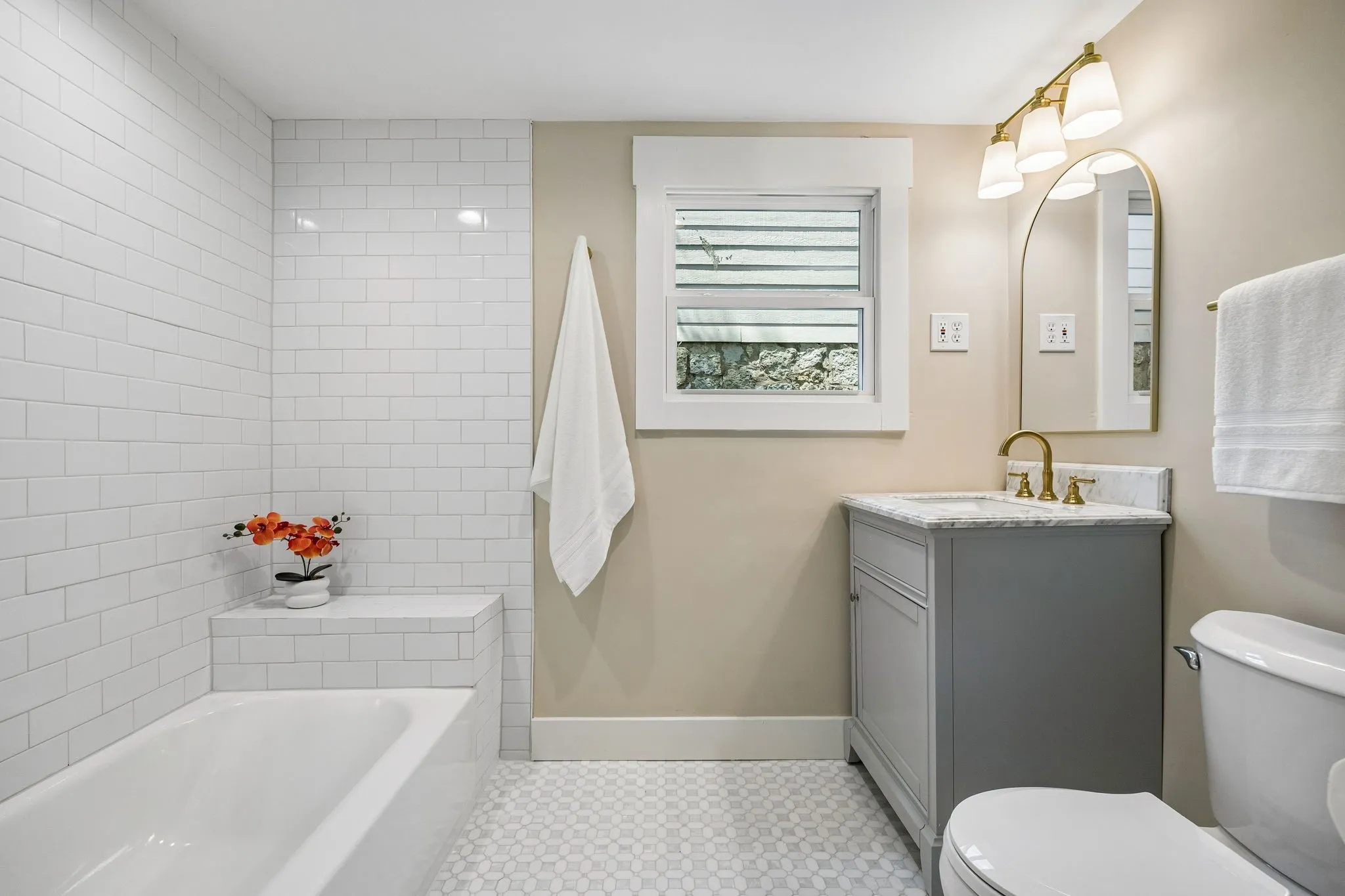 Full Bath, first floor