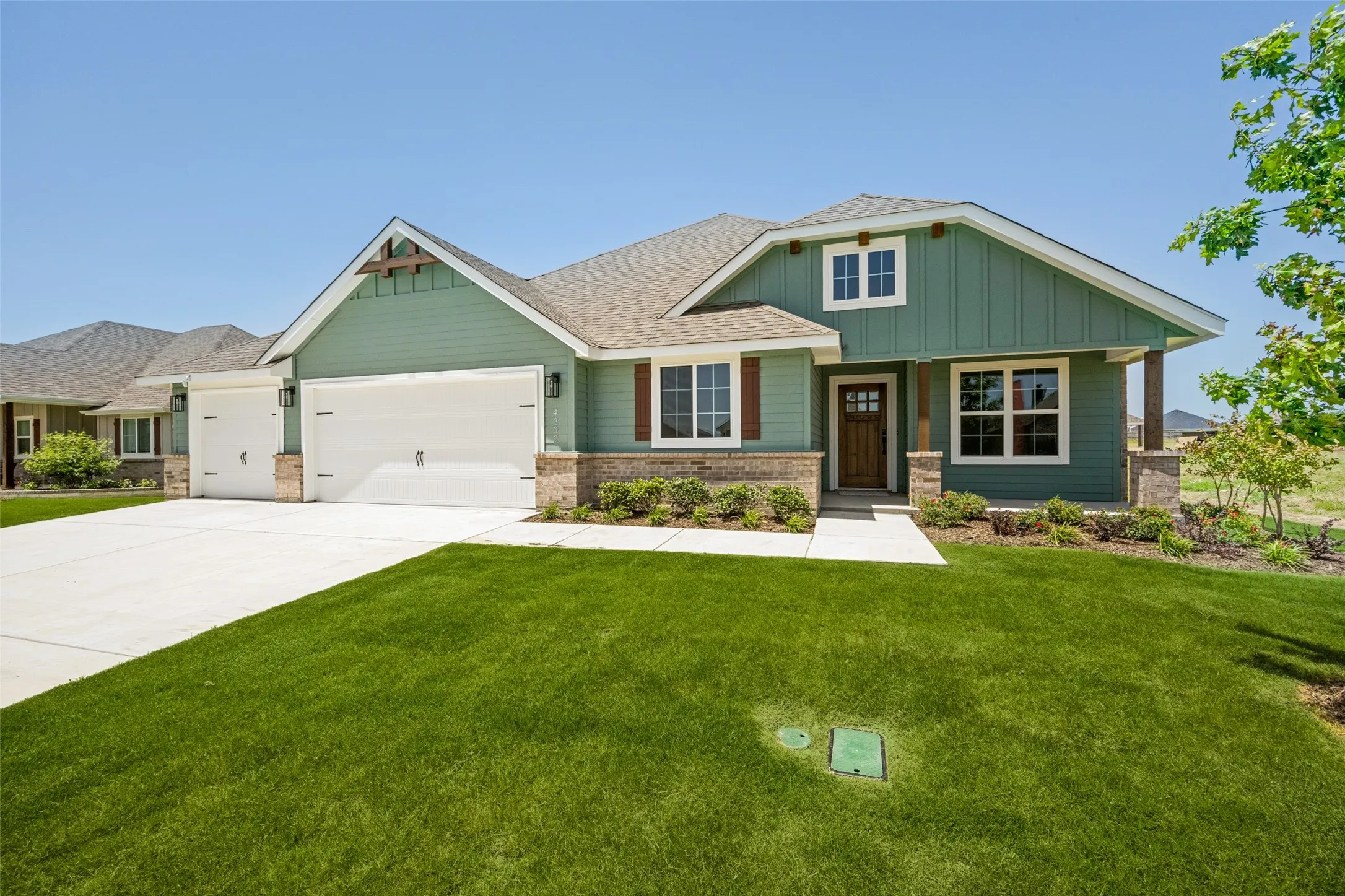 Single Family Residence For Sale in Denton County , 4202 Padron Lane, Sanger, Texas 76266, 3 Bedroom, 2 Bathroom, 3 Garage spaces, 1,839 Sqft, built in 2026, mls#21320183, Real Estate Agent in Sanger, Homes For Sale in Denton county, Homes For Sale in Sanger, Realtor in Sanger Texas, Real Estate Brokerage Independent Realty Texas, Luminita Cordes Realtor