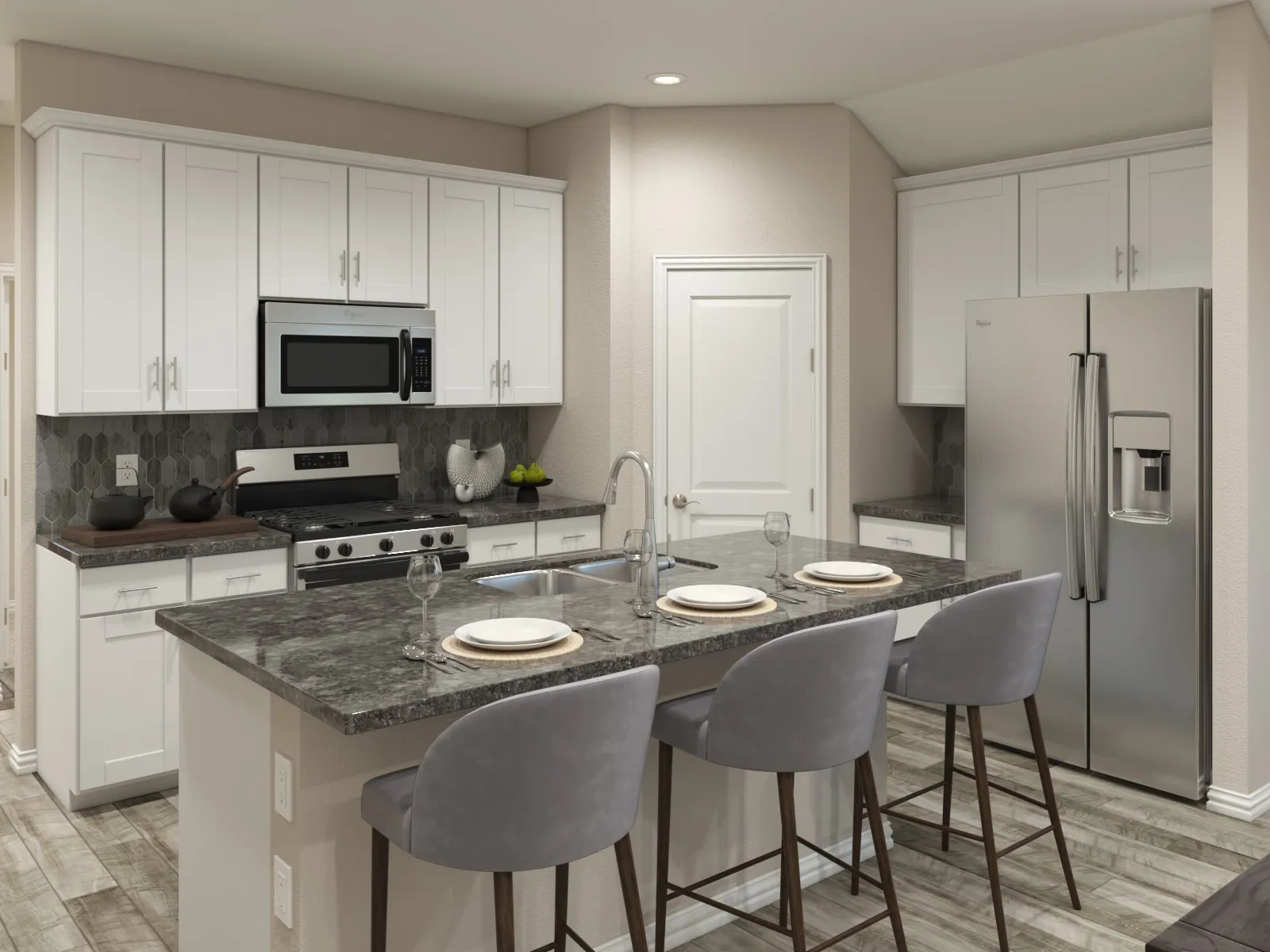 Photo is not of the actual home, but is an inspirational photo of builder’s model home and may depict options, furnishings, and/or decorator features that are not included.