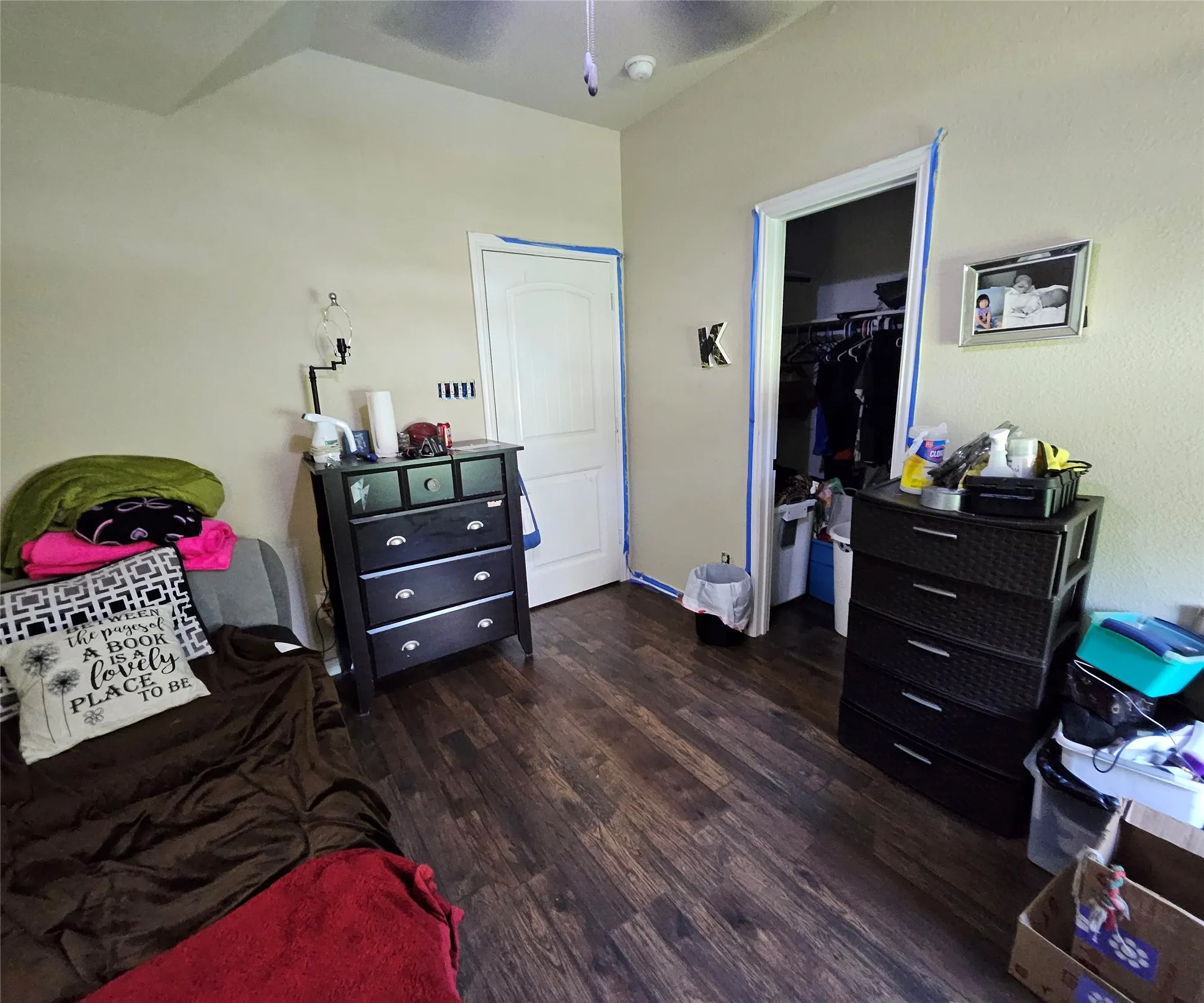 Wood-finish flooring throughout