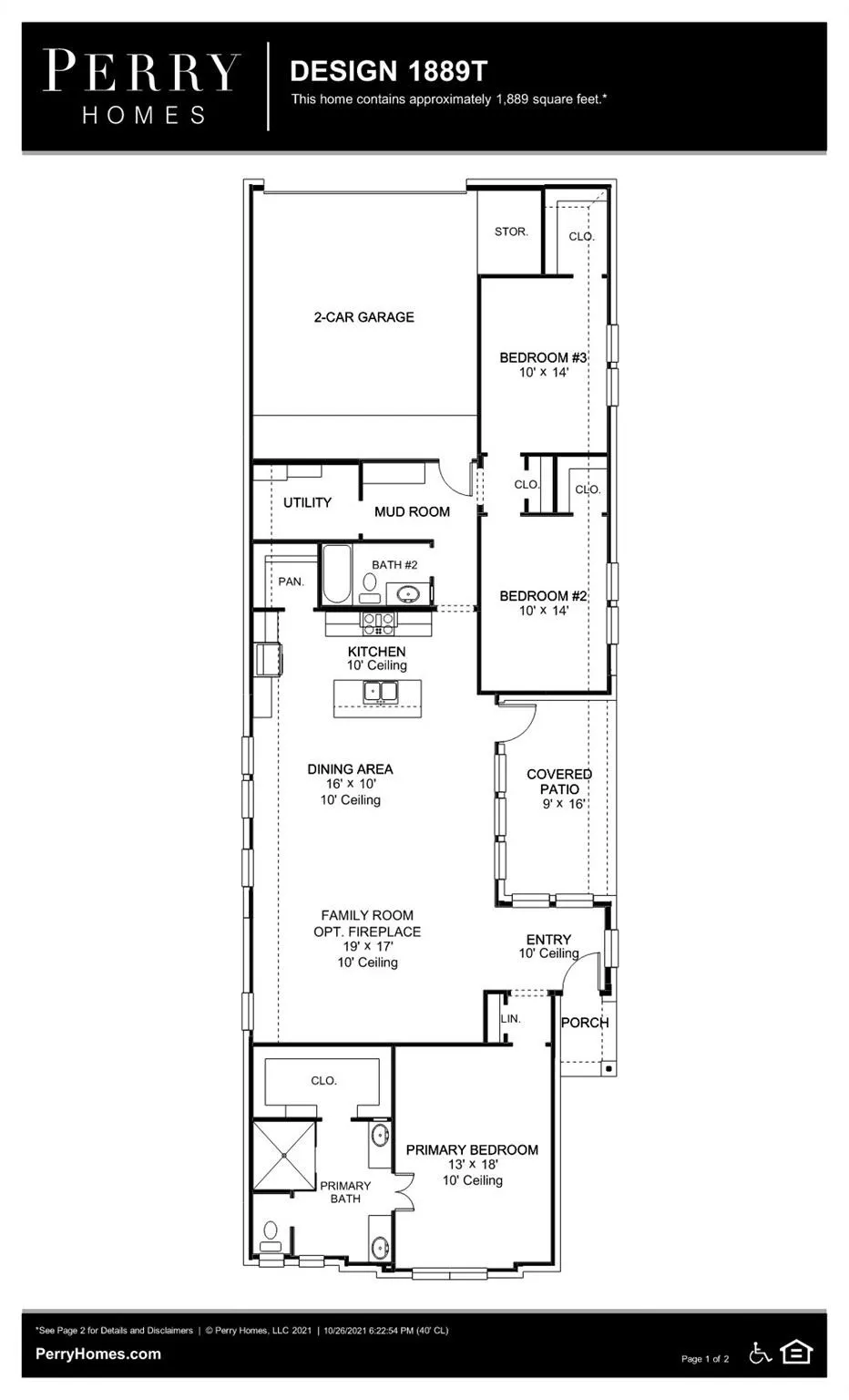 Perry Homes floor plan