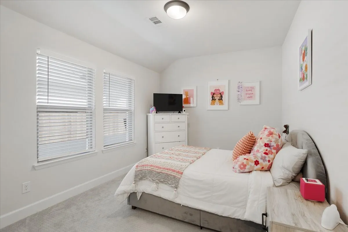 The guest bedrooms are a great size with large walk-in closets.