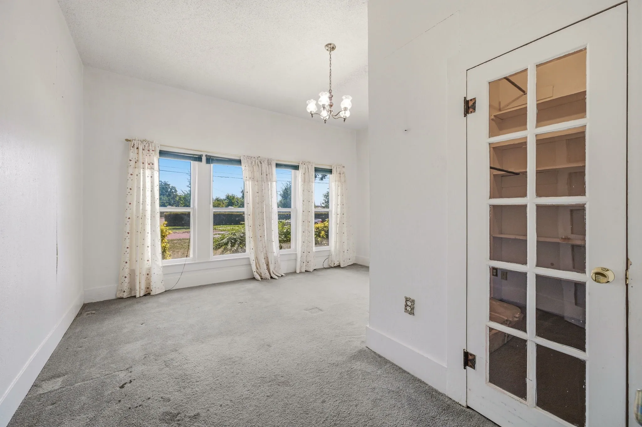 with walk in closet