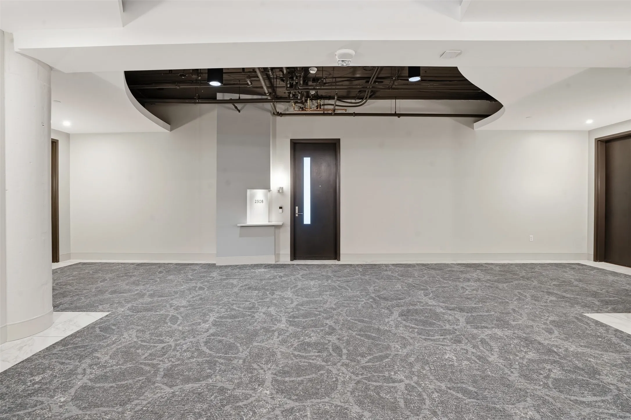 Perfectly located at the end of the Hallway.