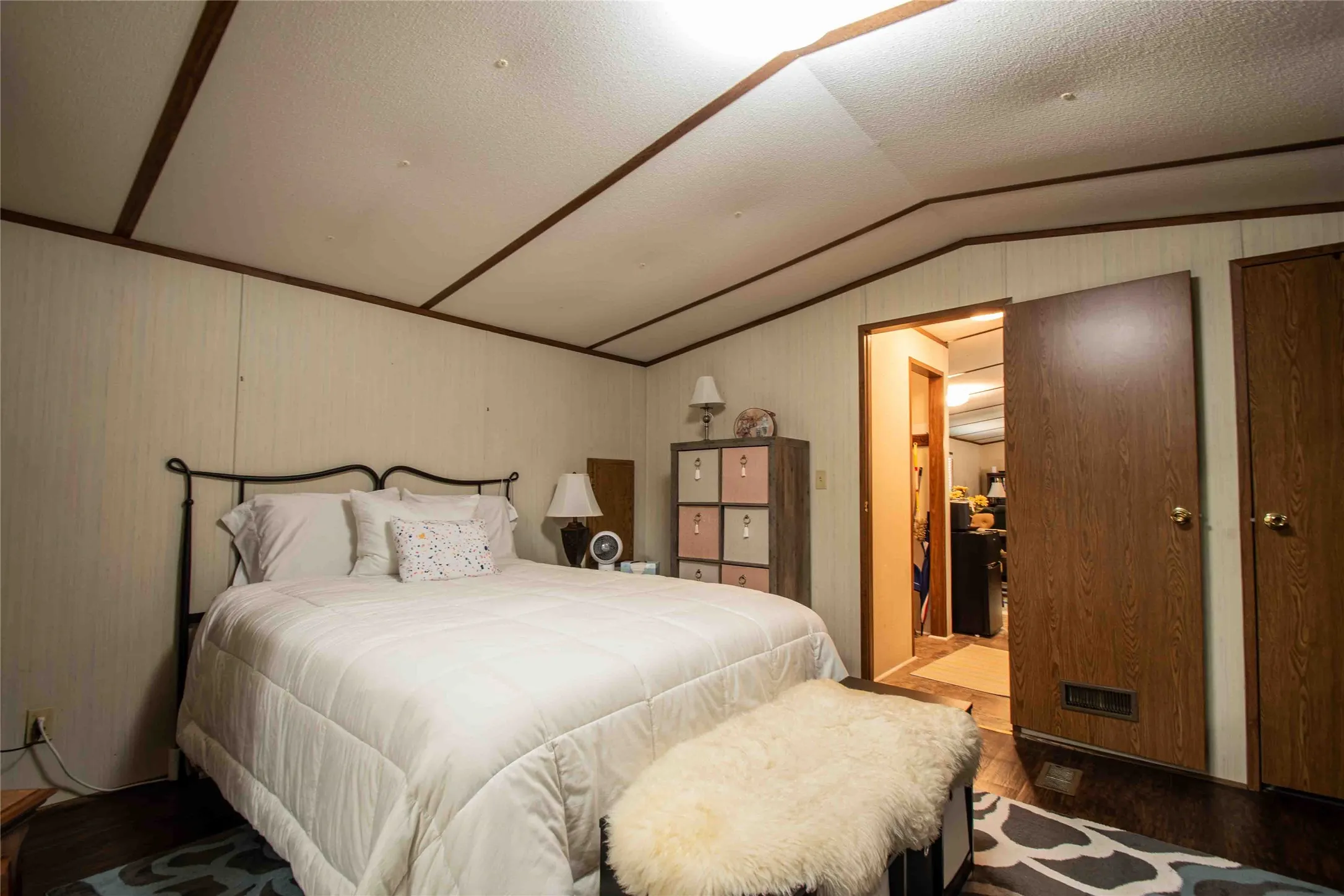 another view of the master bedroom