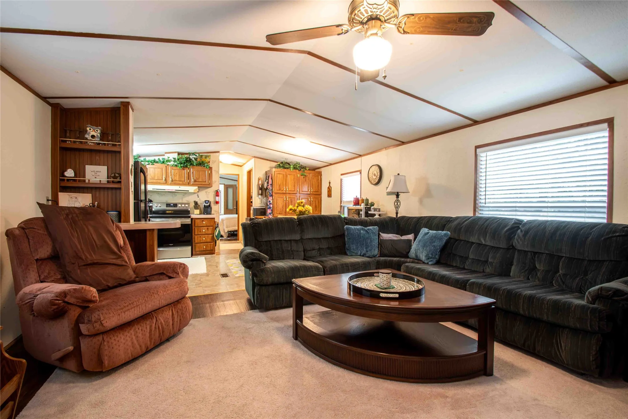 Large open concept living room