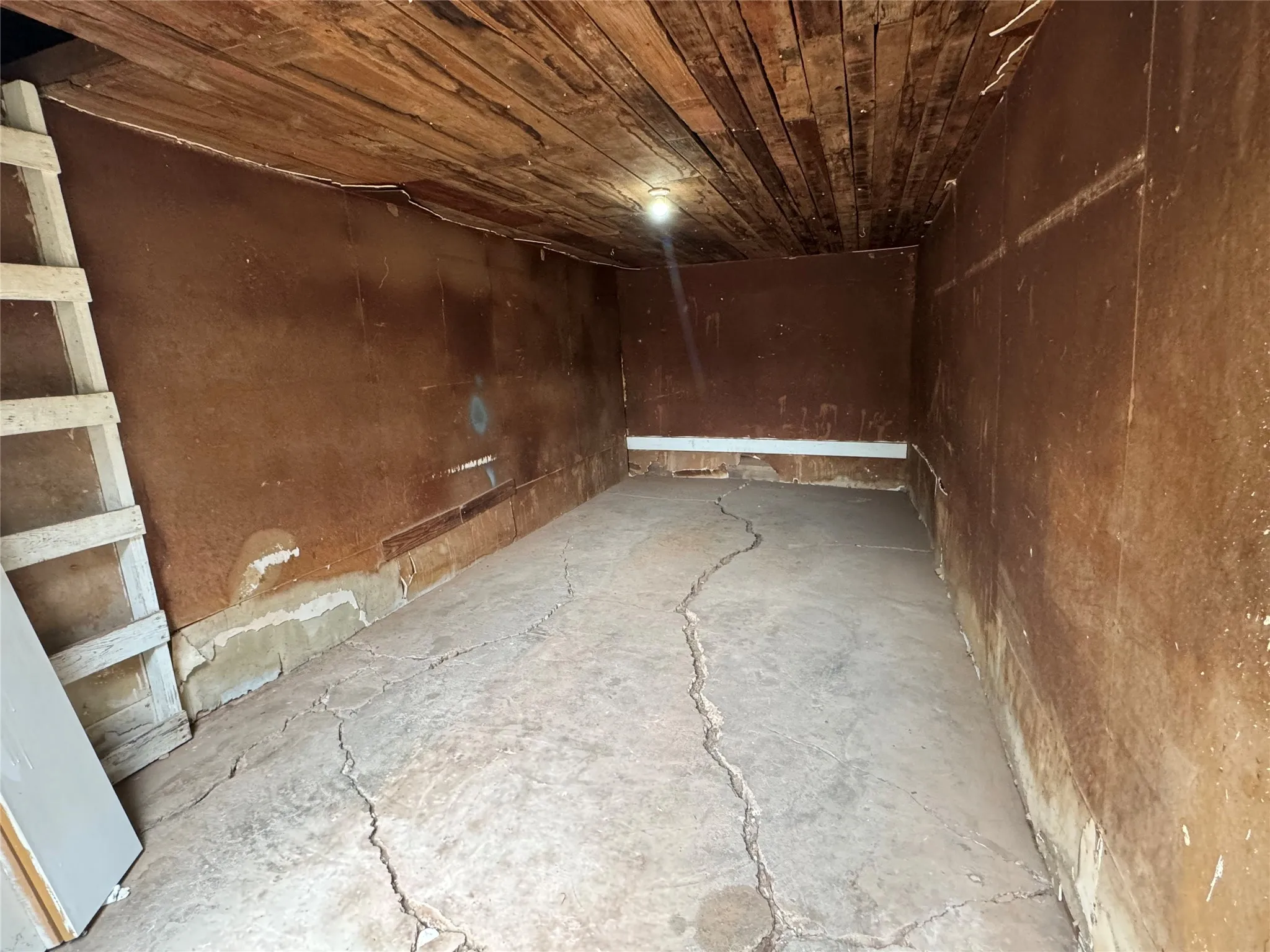 Detached garage inside