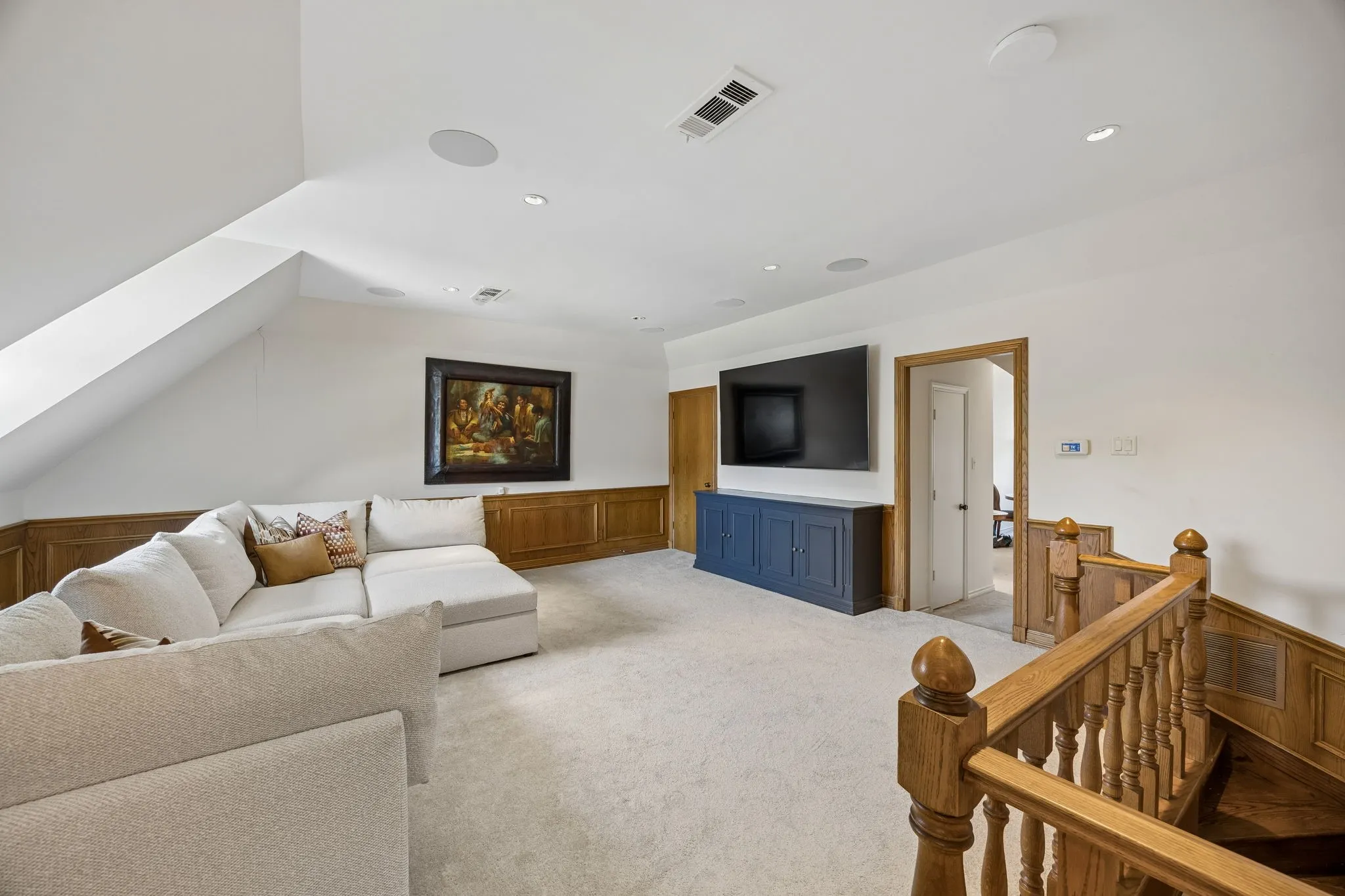 Upstairs Game Room.