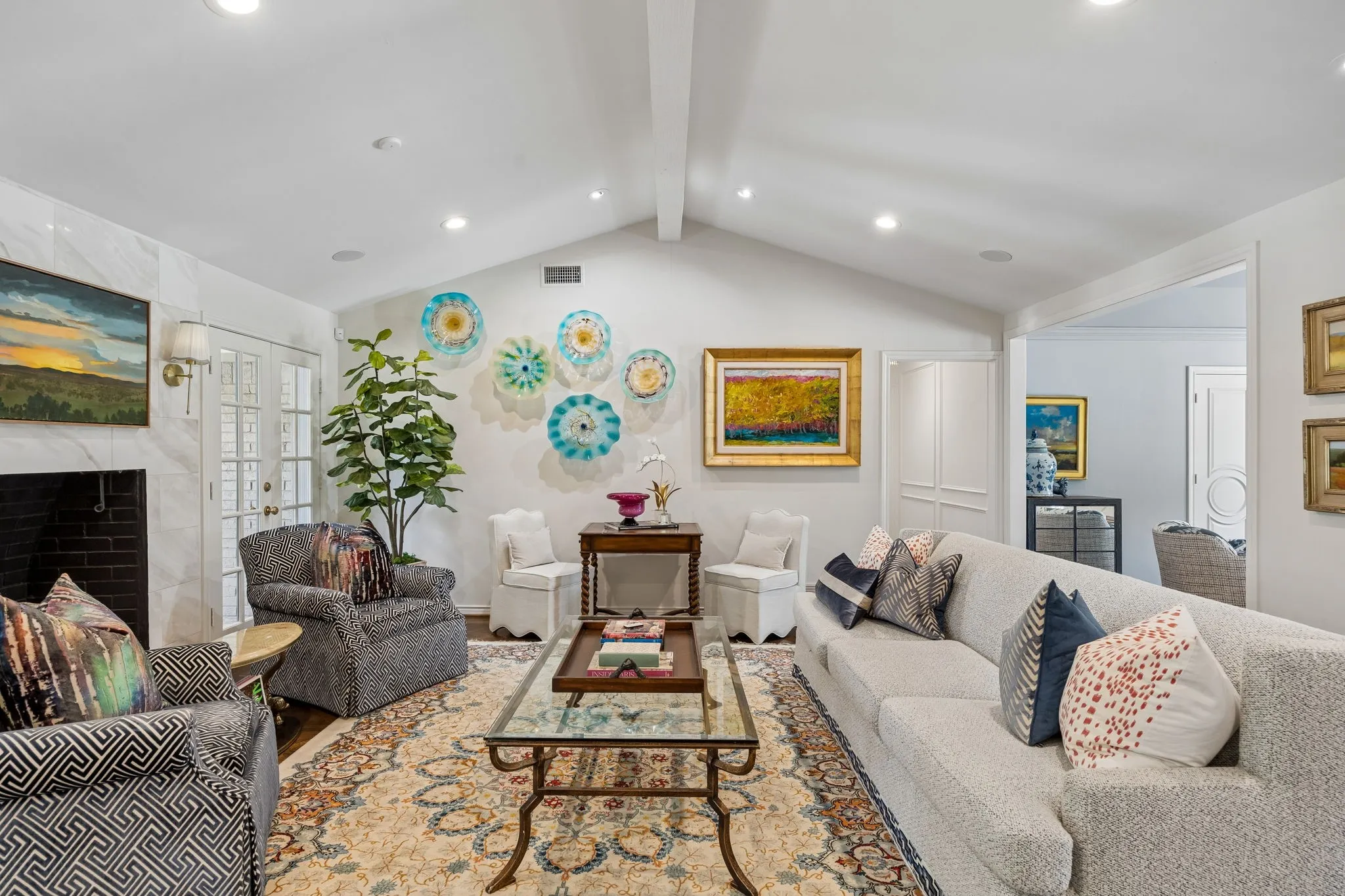 Family Room open to Living Room.