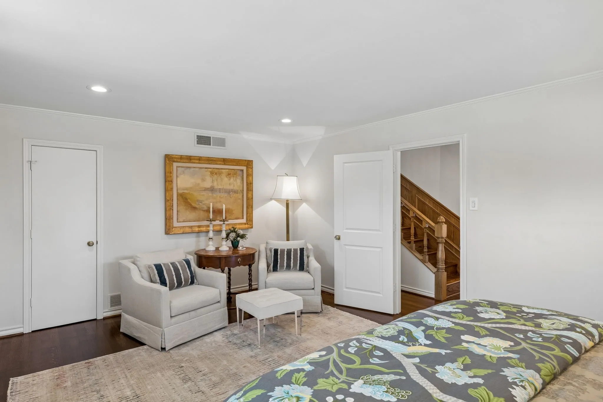 Bedroom 5 sitting area and large walk-in closet,