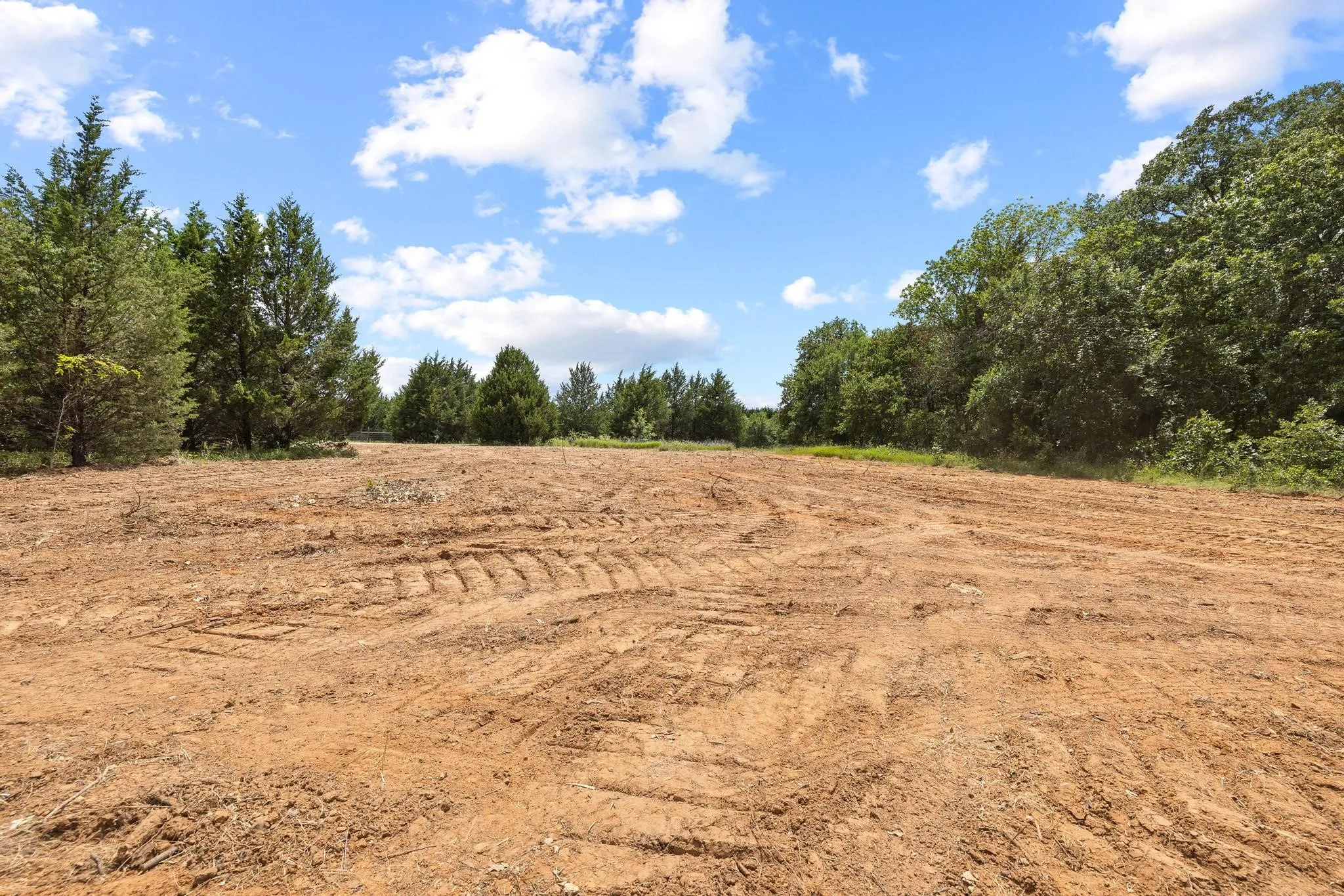 Expansive cleared land