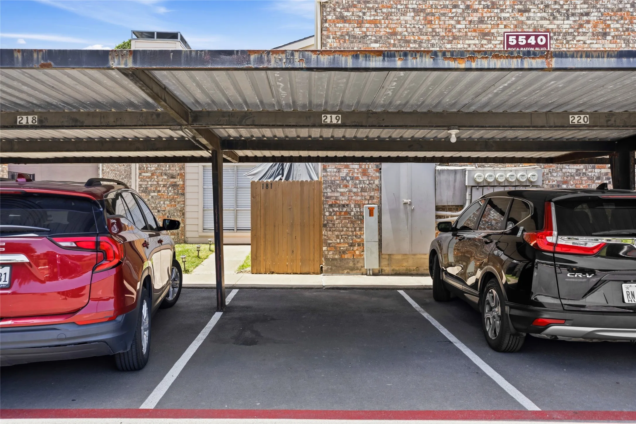 Your very own parking space! Close to your new home.