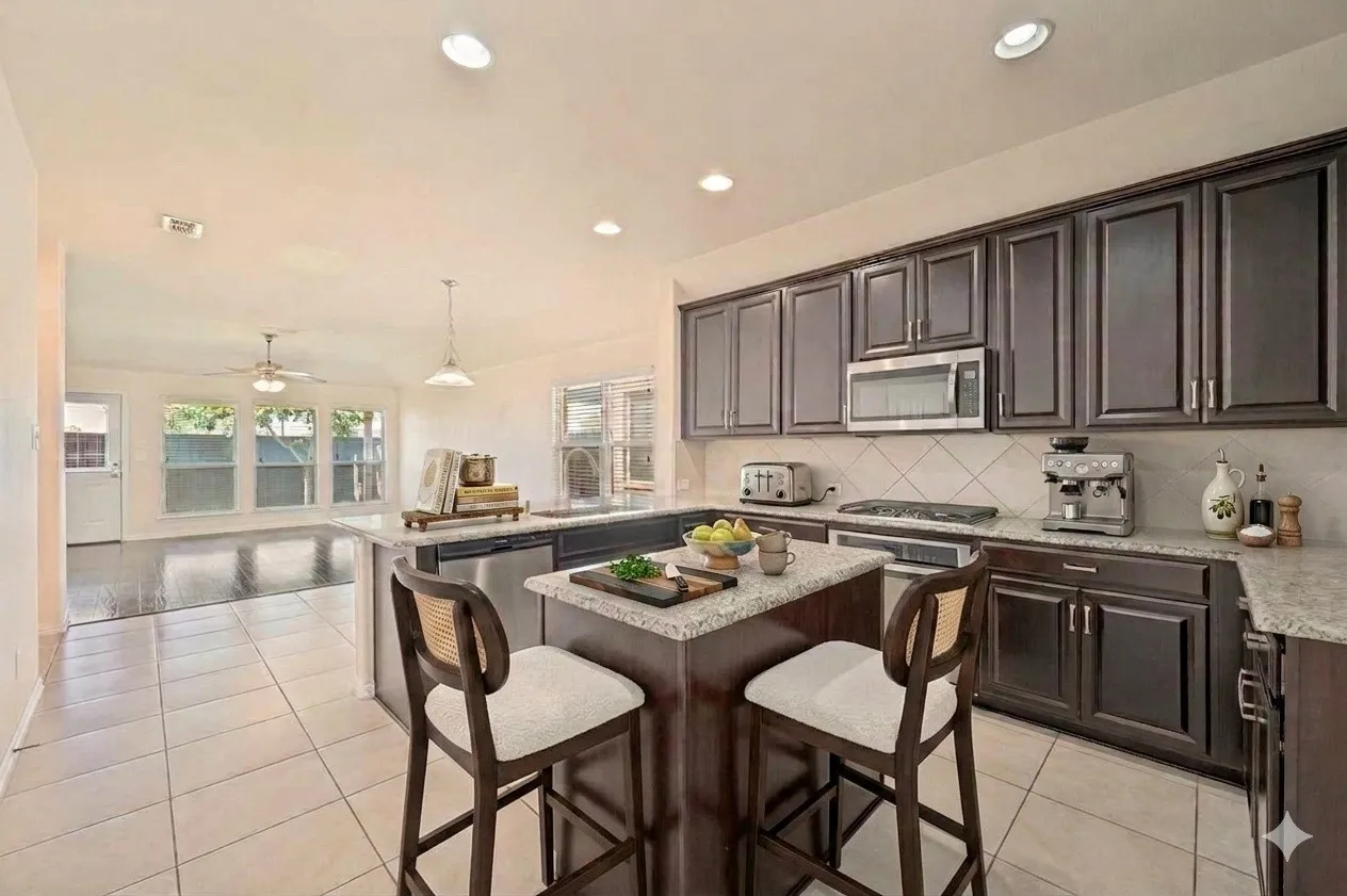 Virtually Staged Kitchen