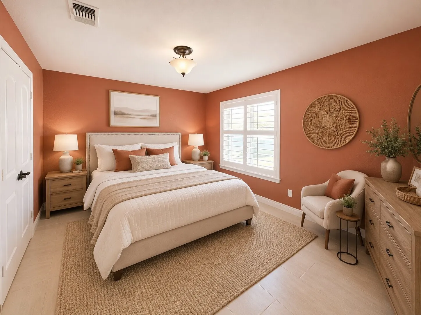 Bedroom 3 is virtually staged