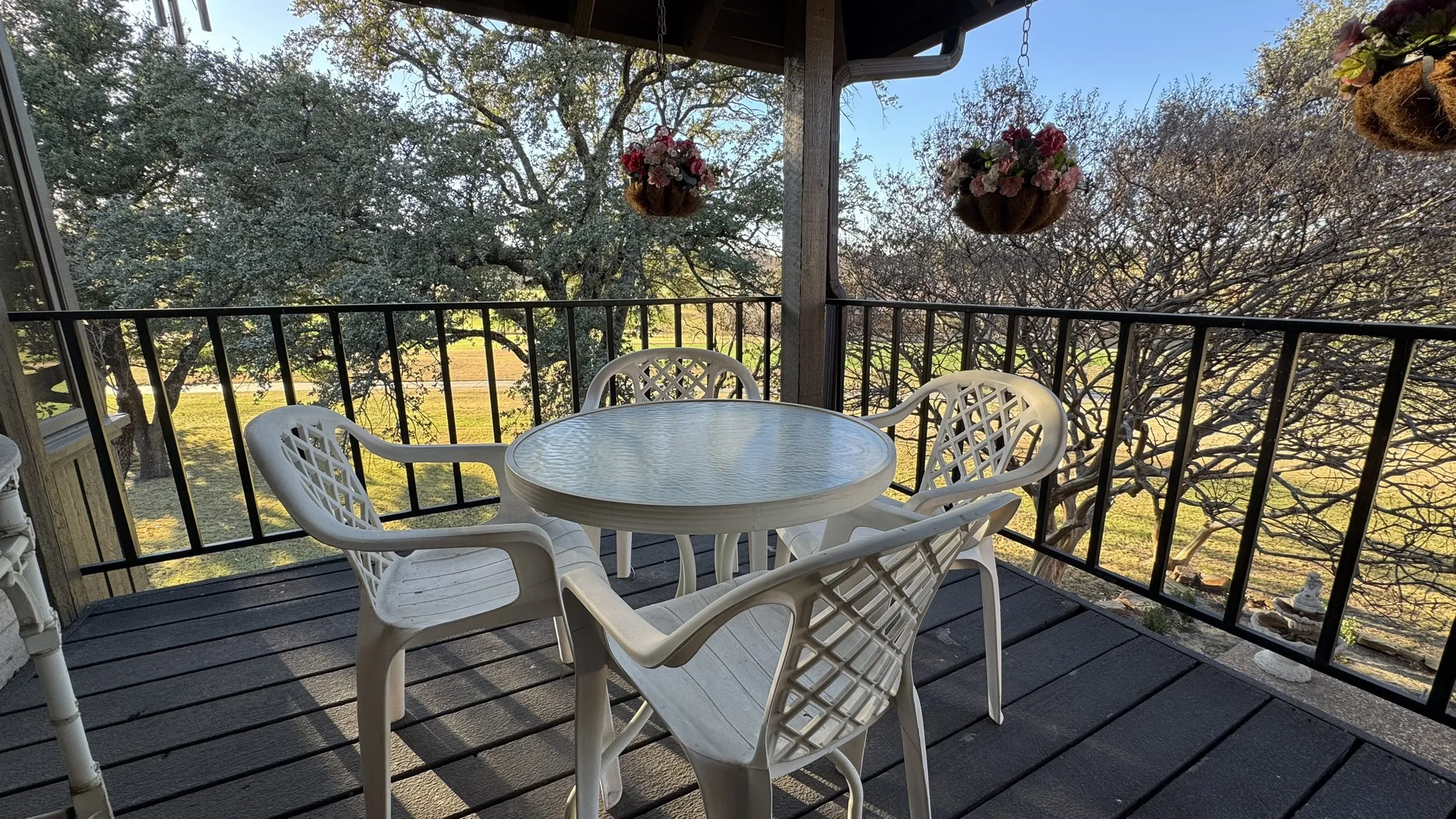 Balcony off Breakfast room overlooking #11