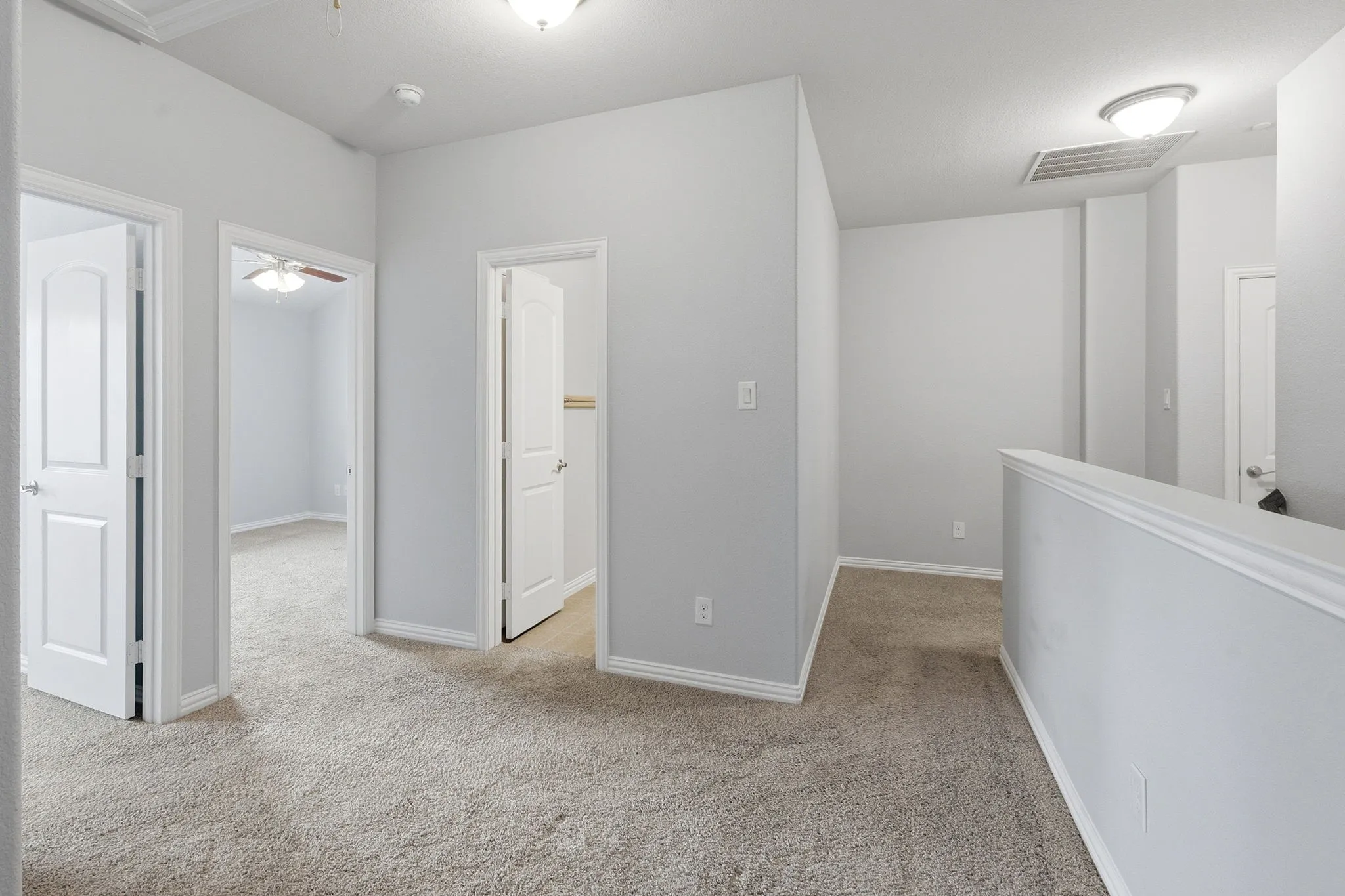 Game room on the second floor with access to all bedrooms.