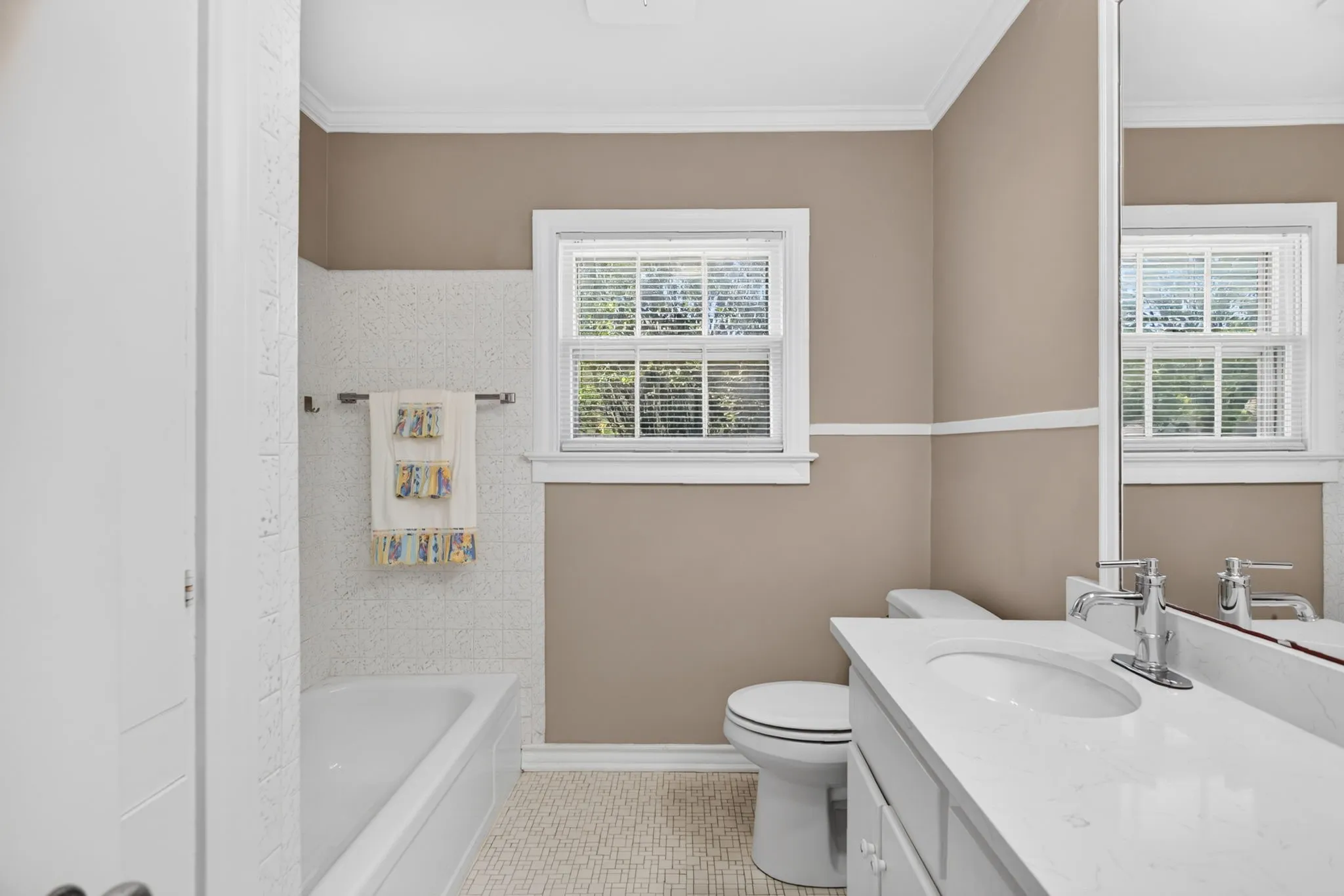 Another view. Don't miss the built-in storage for linens!